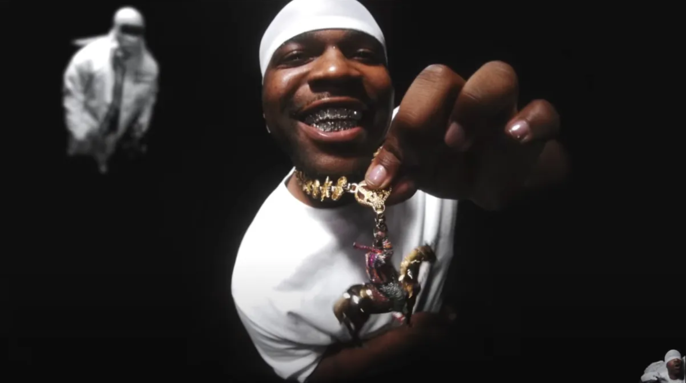 A$AP Ferg in a Pro Club tee