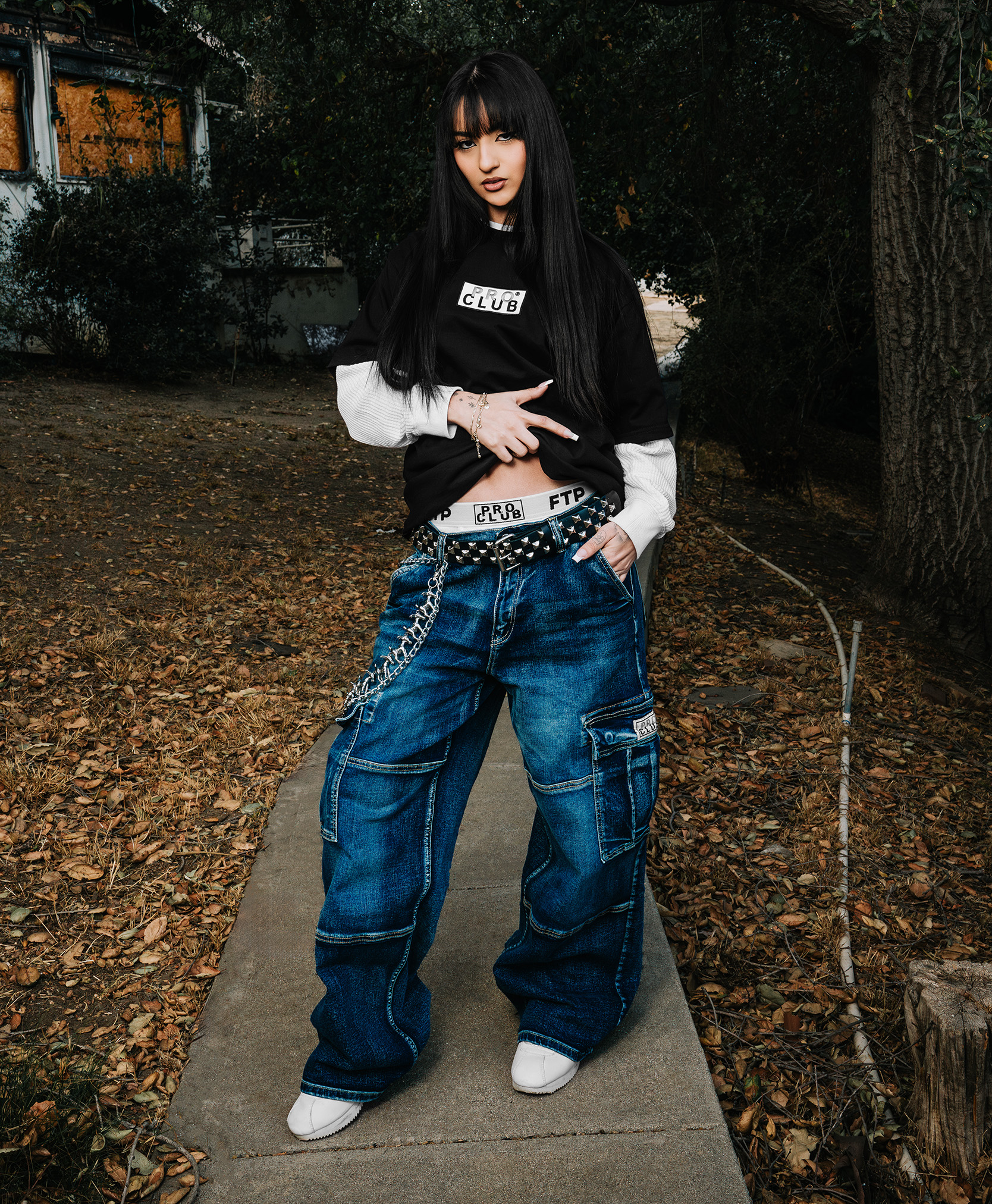 Heavyweight Baggy Fit Denim Cargo Pant lifestyle photo 4