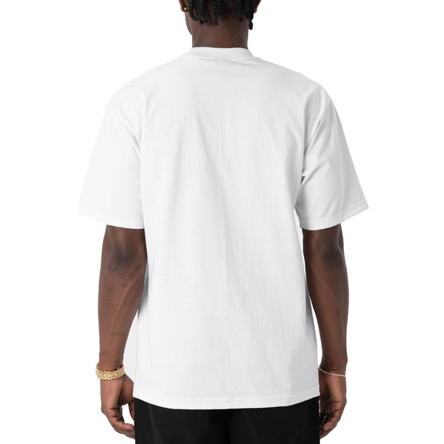 Heavyweight Cotton Short Sleeve Crew Neck T-Shirt (image 2 of 4)