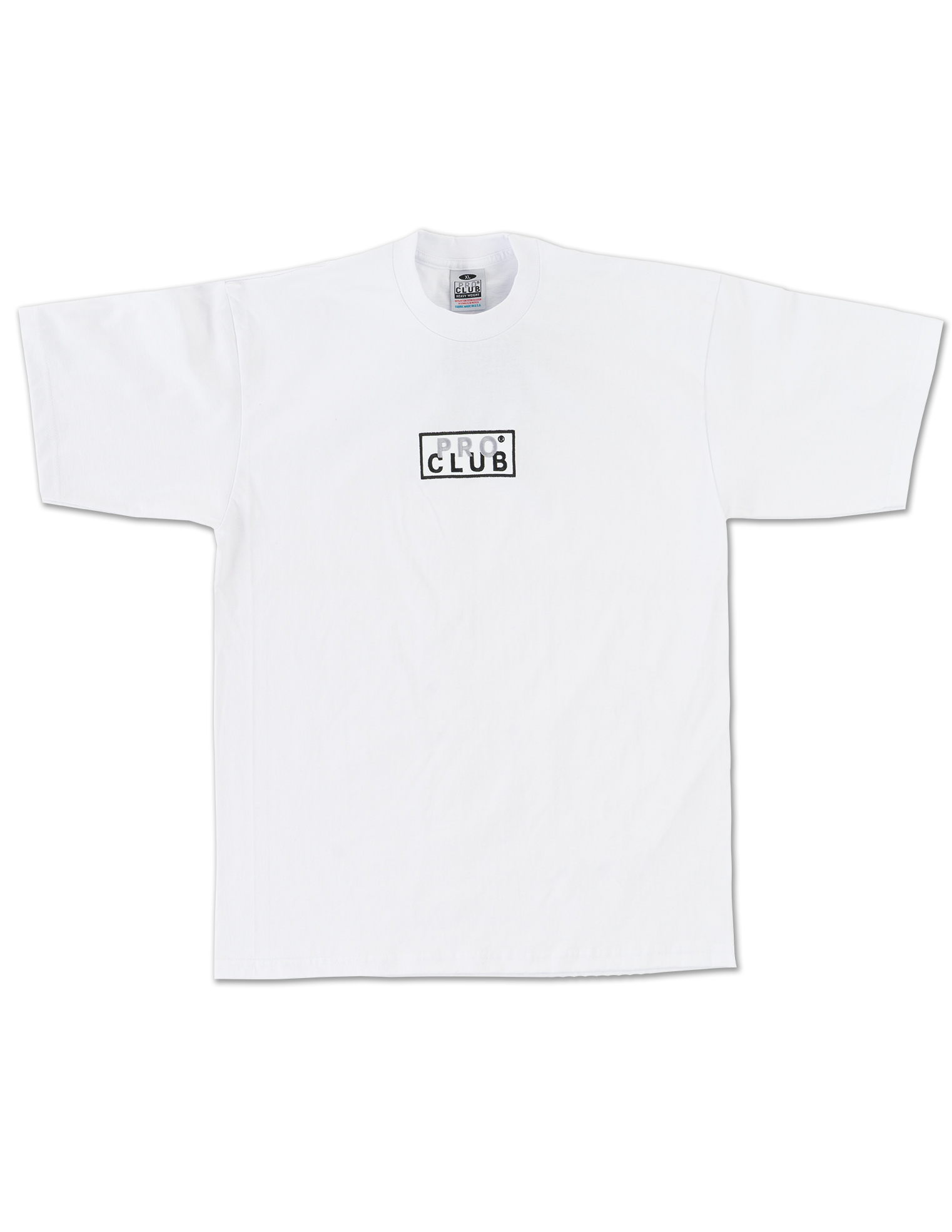 Heavyweight Short Sleeve Embroidered Box Logo Tee