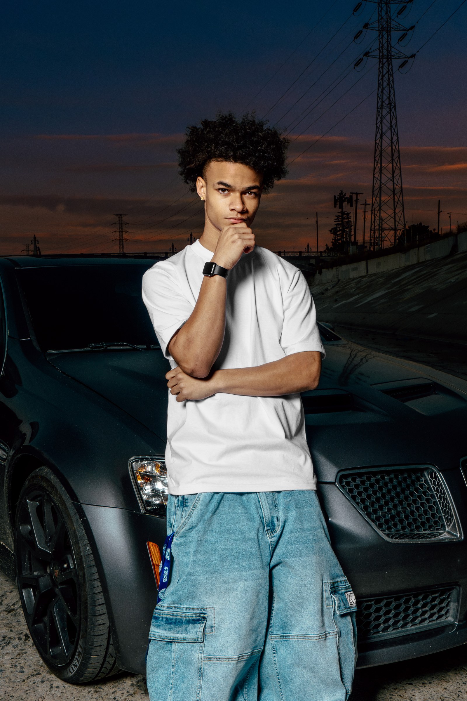 Heavyweight Cotton Short Sleeve Crew Neck T-Shirt lifestyle photo 2