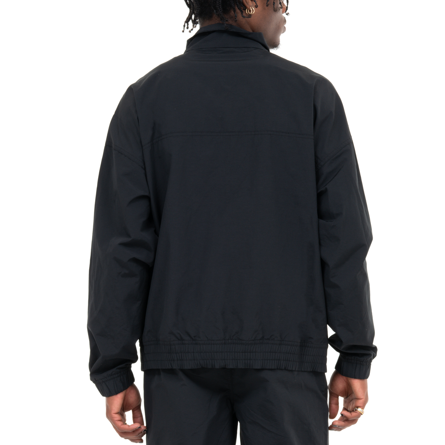 Comfort Cotton/Nylon Quarter Zip Track Jacket (image 2 of 5)