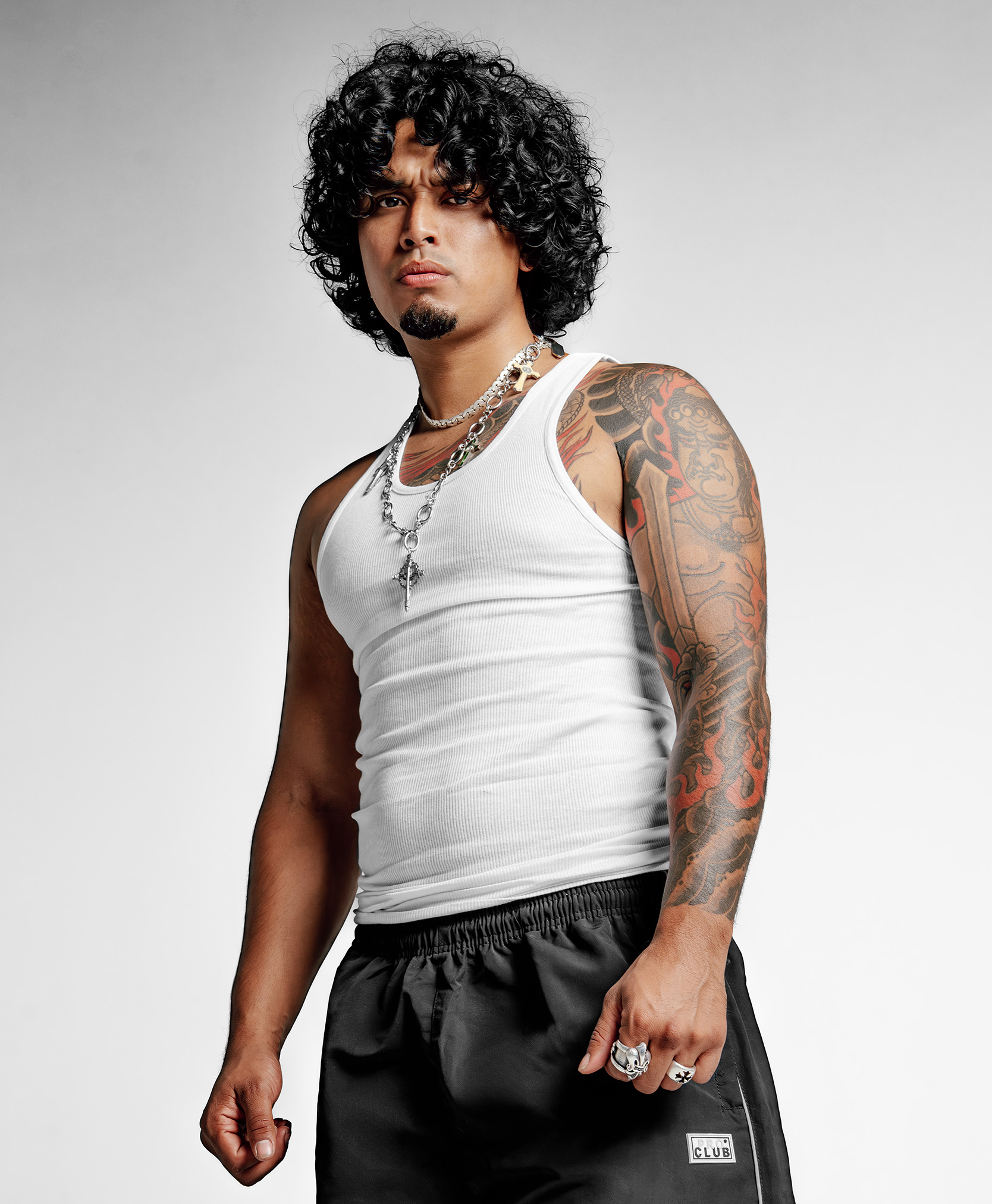 Premium Ringspun Cotton Ribbed A-Shirt lifestyle photo 4