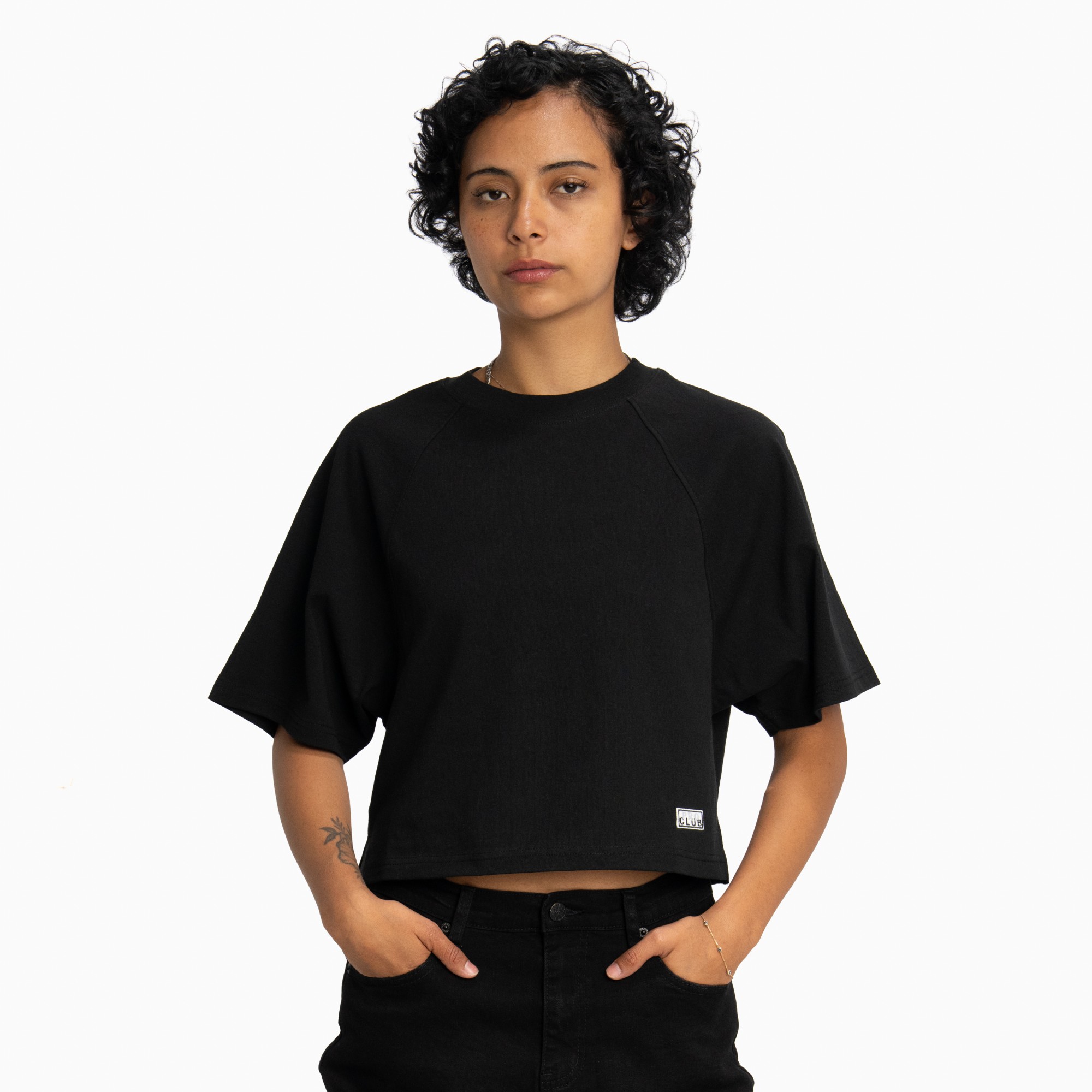 Women's Raglan Boxy Tee (image 1 of 4)