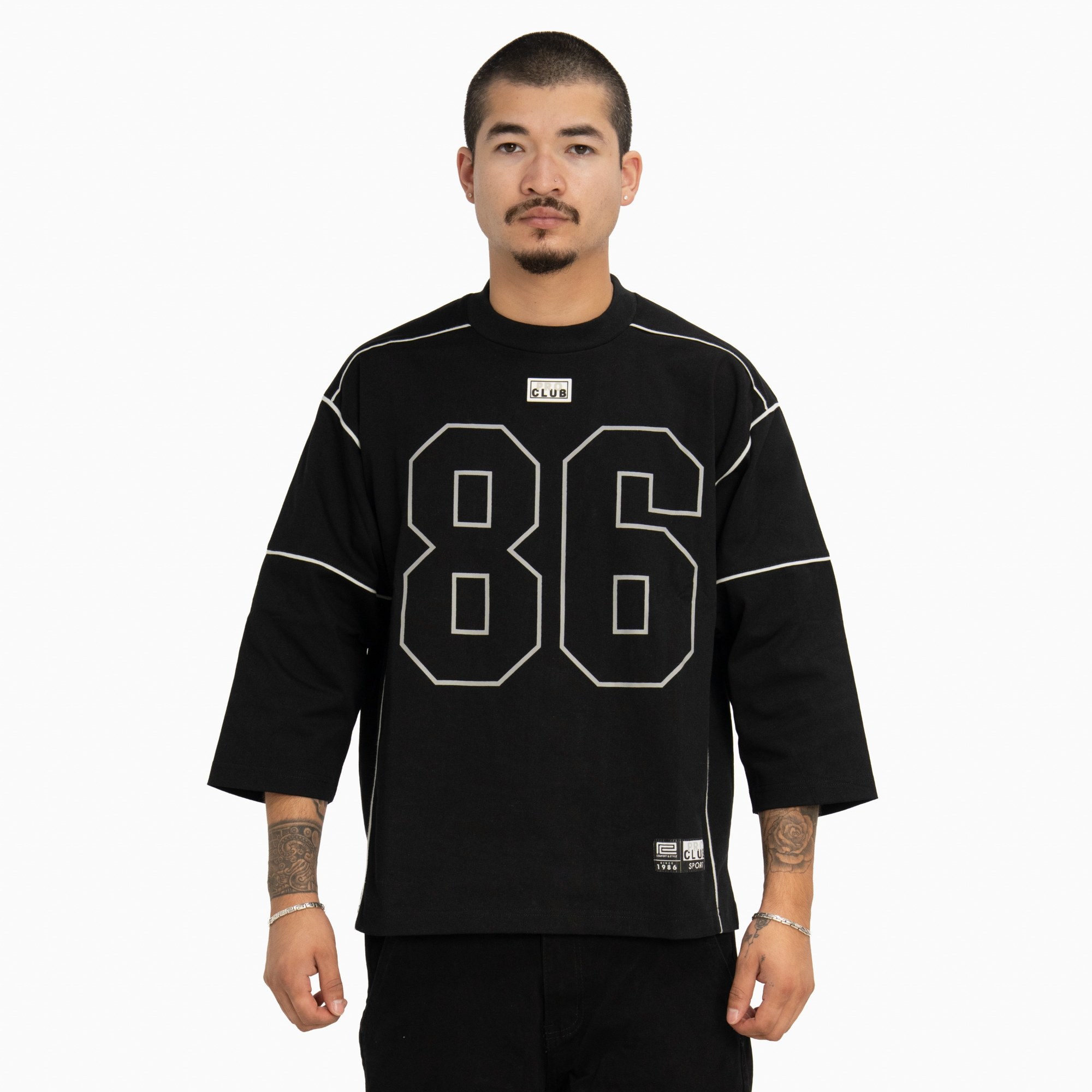 Heavywide Long Sleeve Football Tee