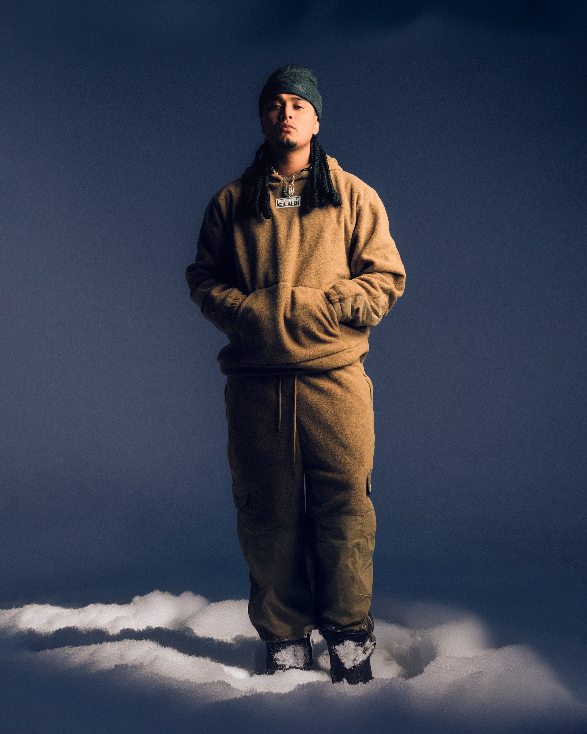 Comfort Polar Fleece Hoodie lifestyle photo 1