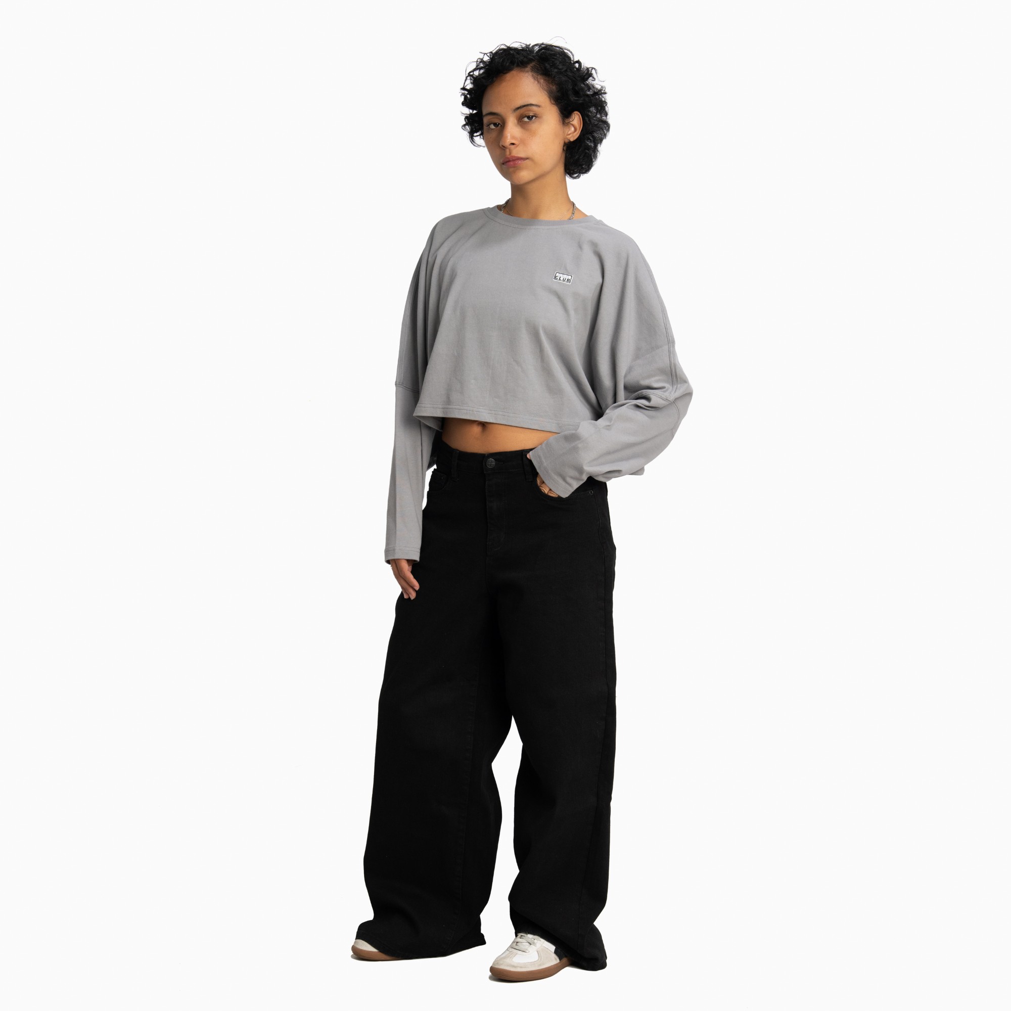 Women's Draped Long Sleeve Tee (image 3 of 4)