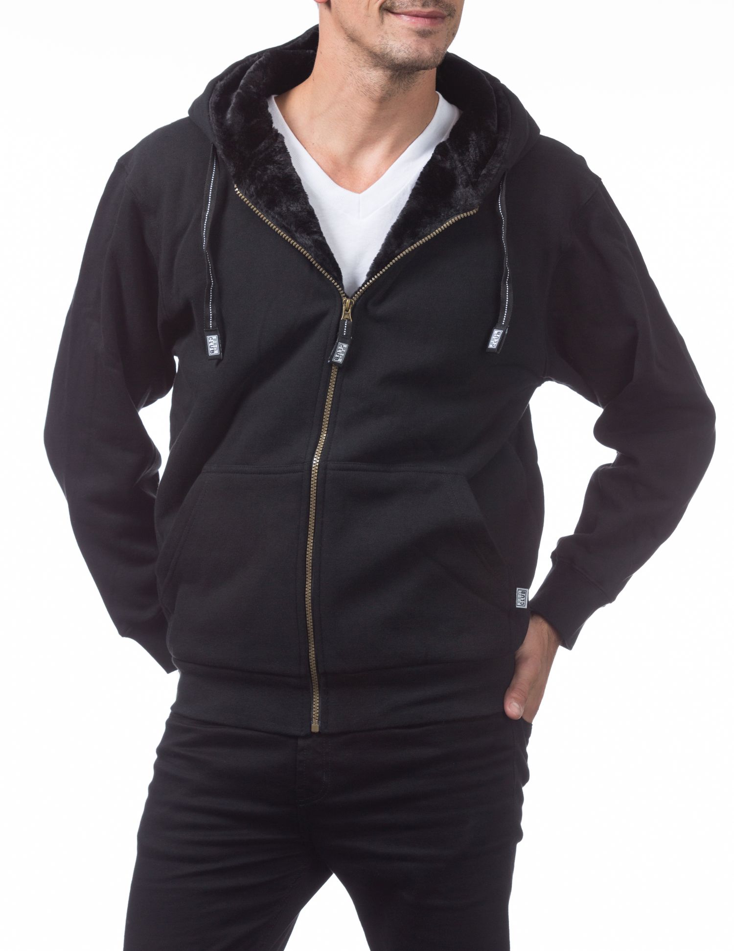 Heavyweight Pile Full Zip Hoodie (image 3 of 5)