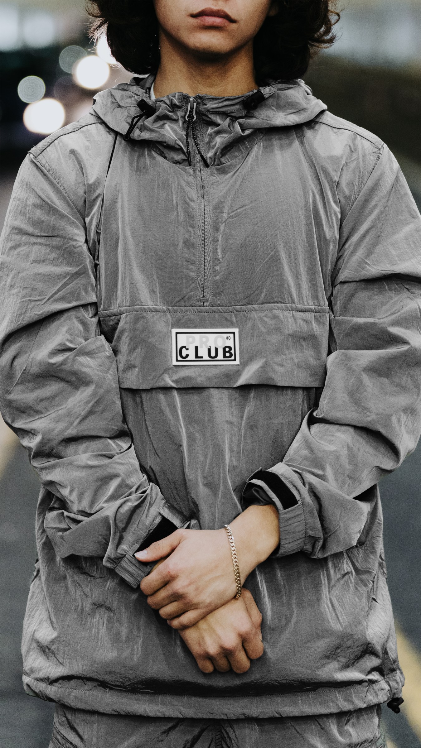 Comfort Metallic Nylon Quarter Zip Anorak lifestyle photo 5