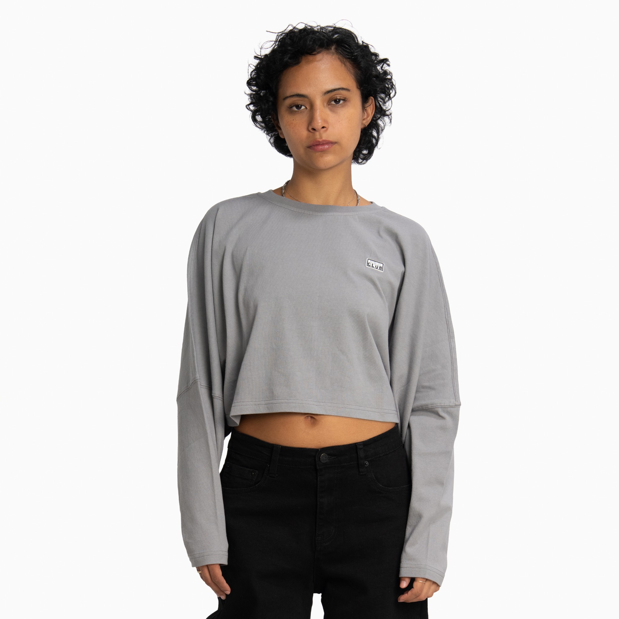 Women's Draped Long Sleeve Tee (image 1 of 4)