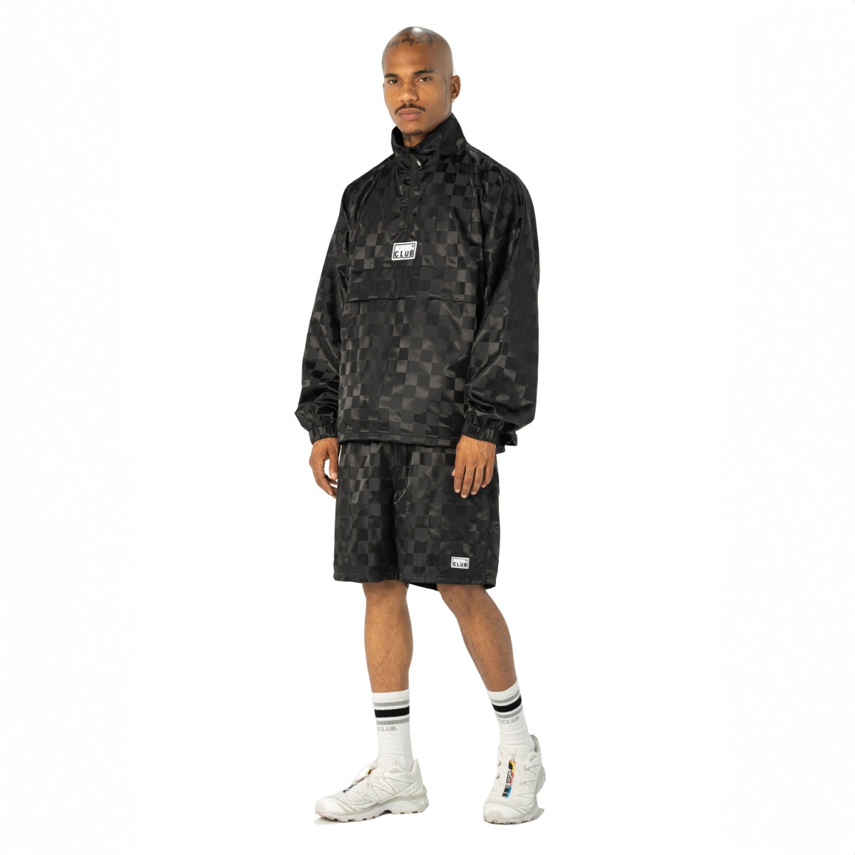 Comfort Satin Checkered Pullover (image 6 of 6)
