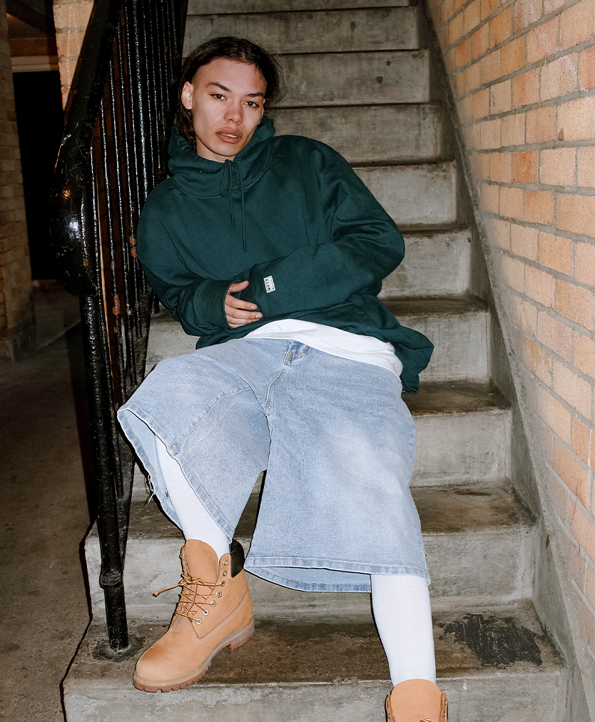 Heavyweight Baggy Fit Denim Short lifestyle photo 4