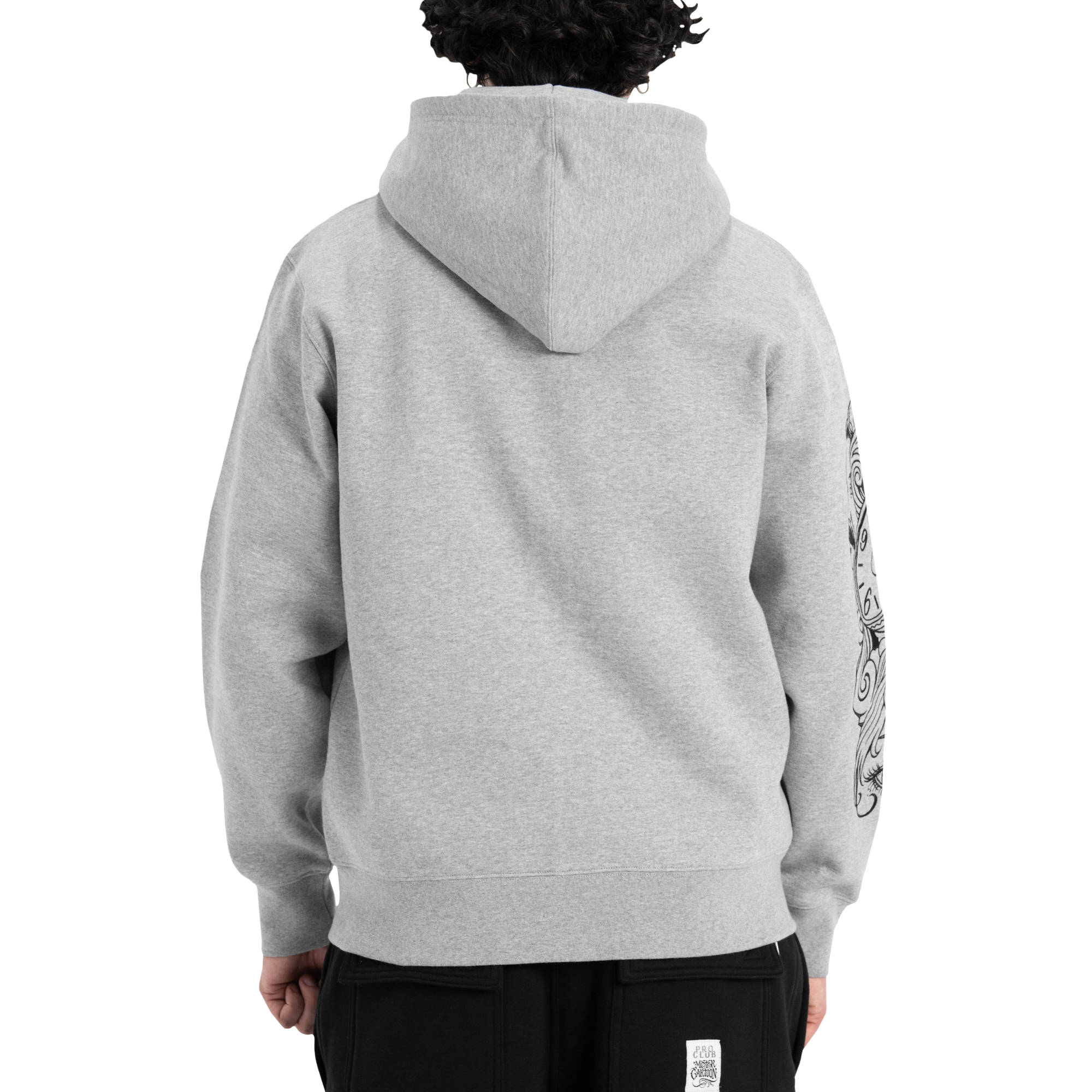 Mister Cartoon "Clockwork" Heather Gray Zip-Up Hoodie (image 3 of 3)