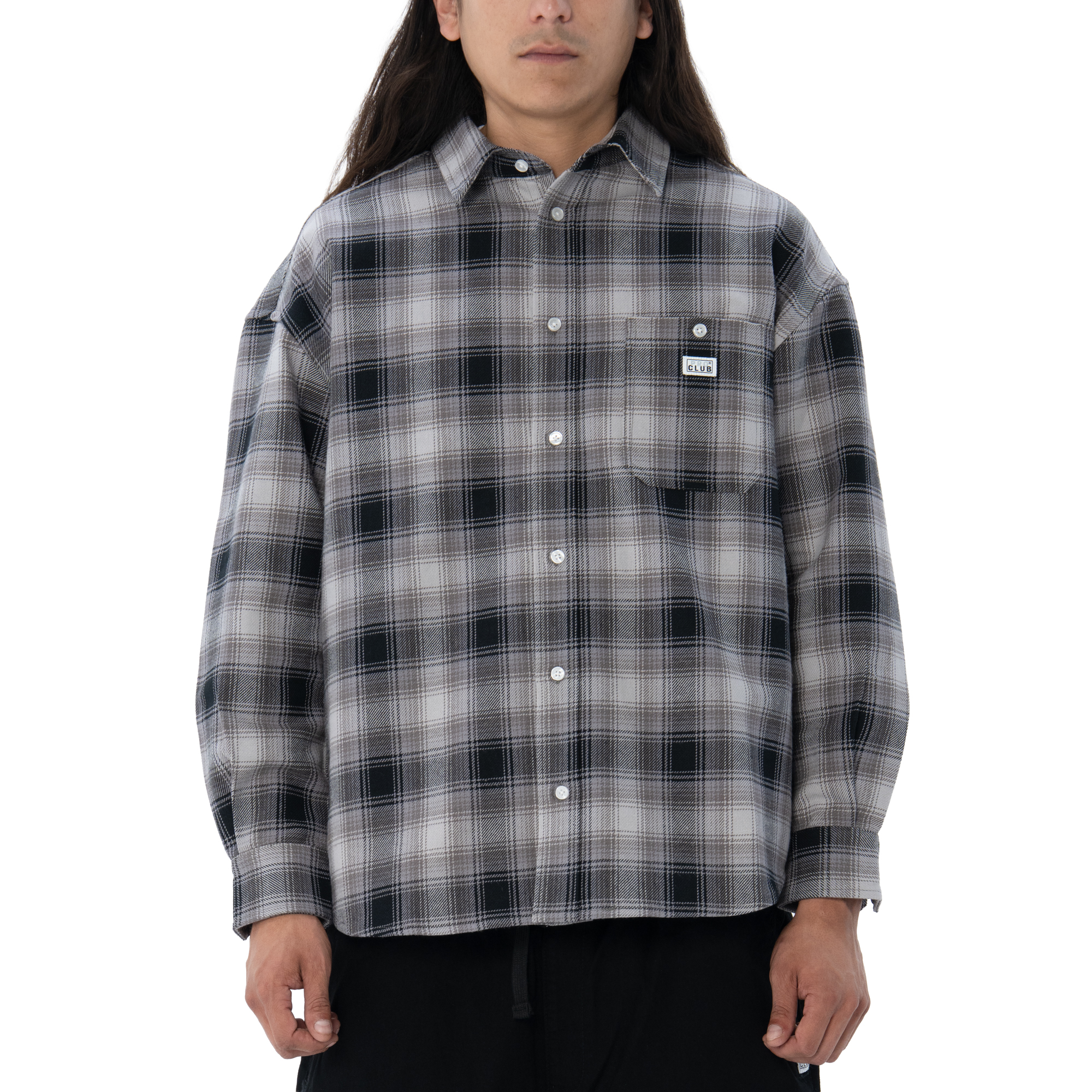 Heavywide Ombre Flannel Shirt (image 2 of 6)