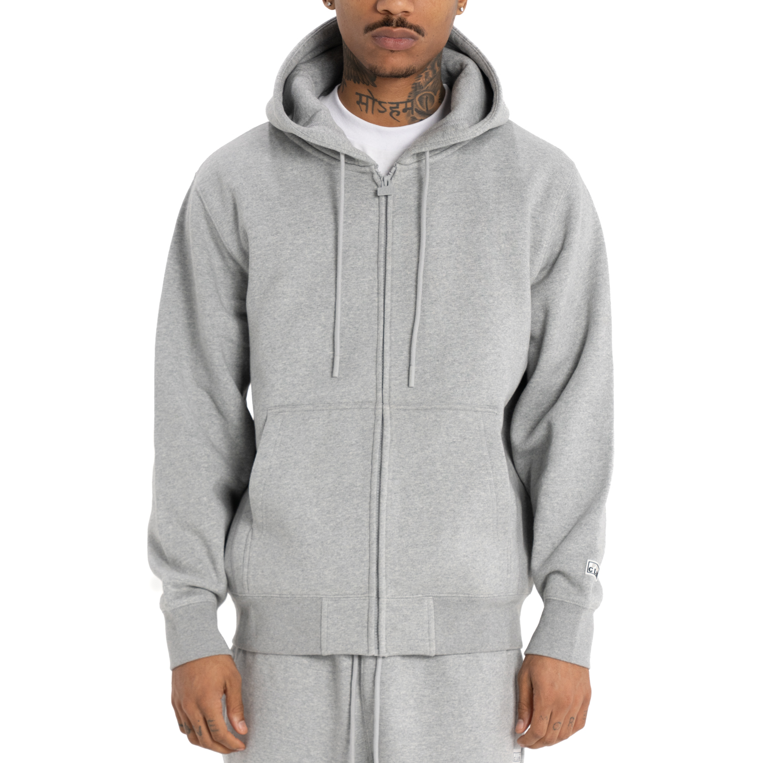Heavyweight Basic Zip-Up Hoodie (image 2 of 6)