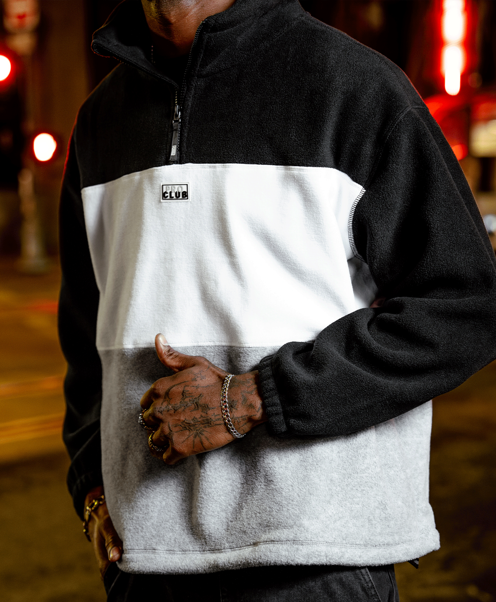 Heavywide Polar Fleece Quarter Zip lifestyle photo 2