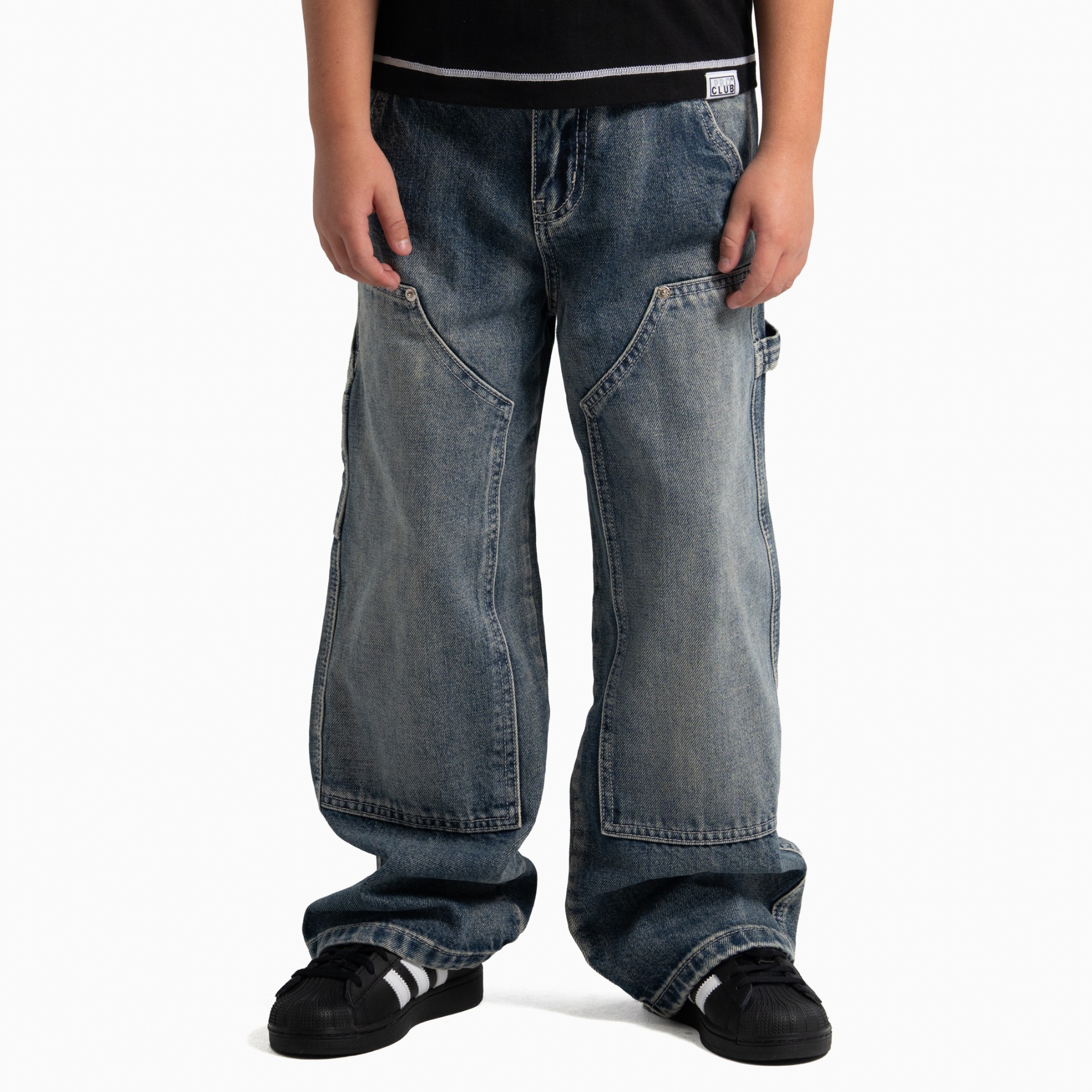 Kid's Double Knee Carpenter Denim (image 1 of 7)
