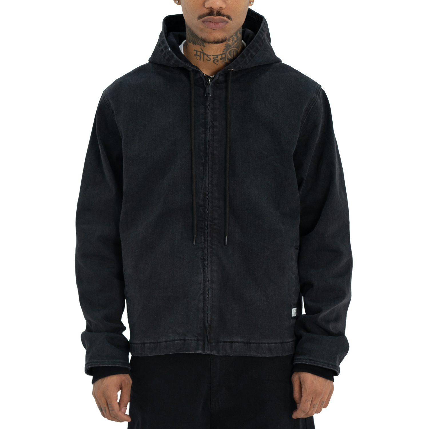 Heavyweight Denim Zip-Up Jacket (image 2 of 9)