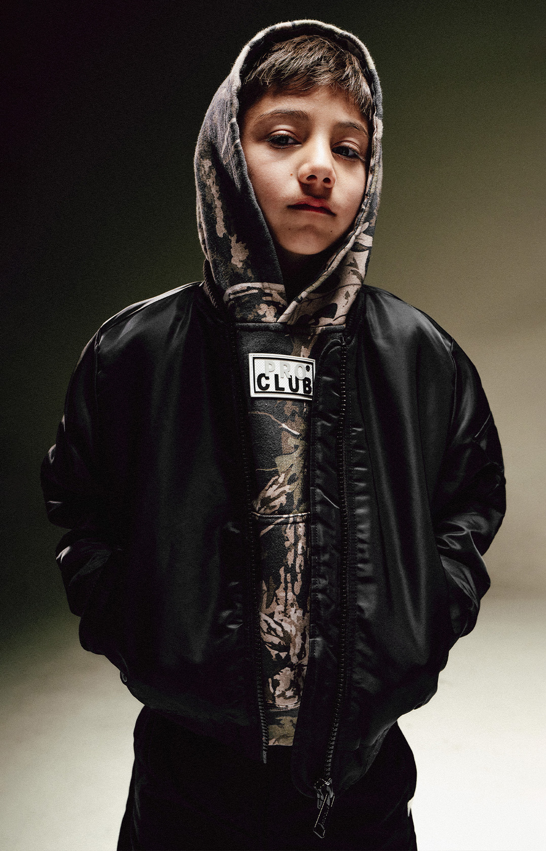 Kid's Comfort Bomber Jacket lifestyle photo 1