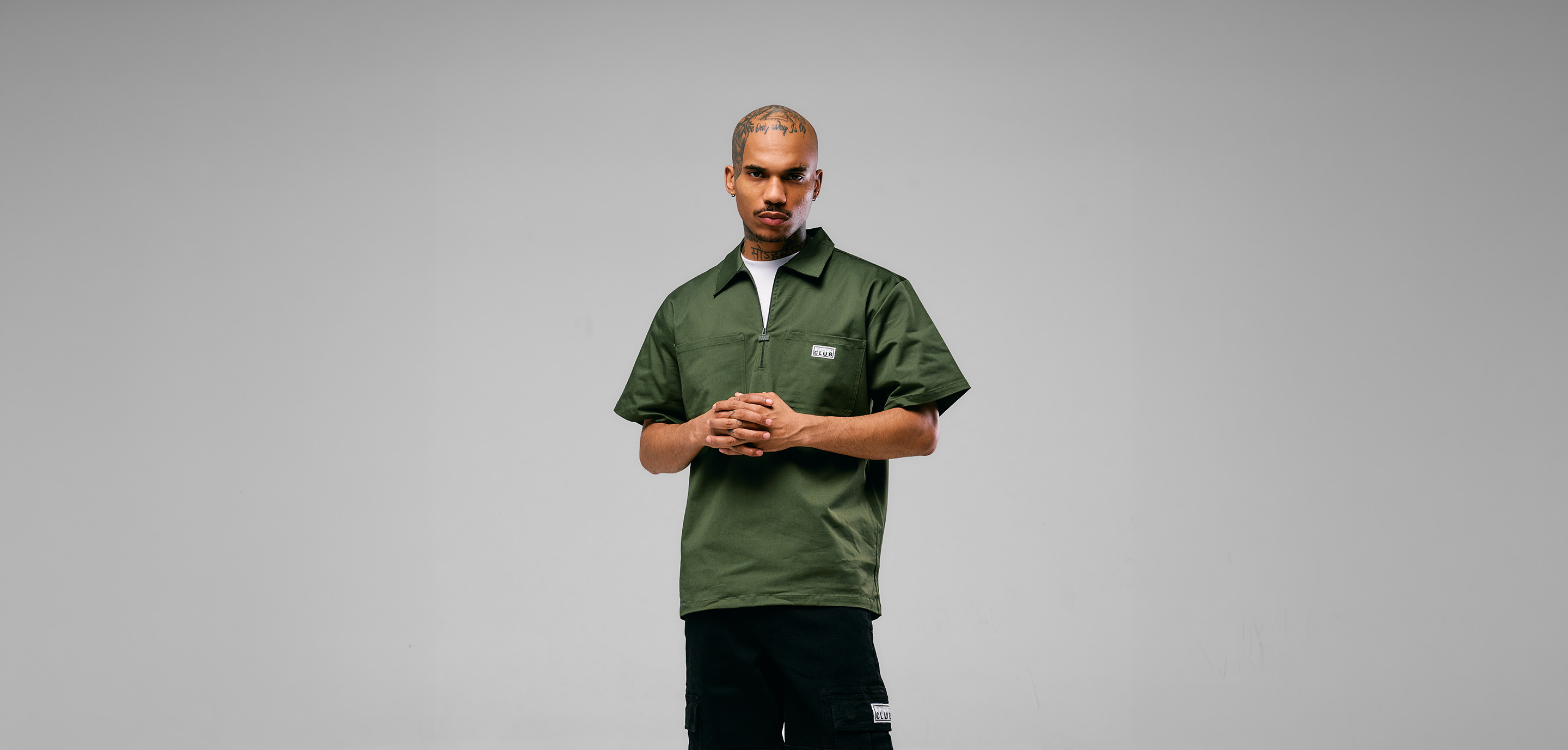 Men proclub green shirt