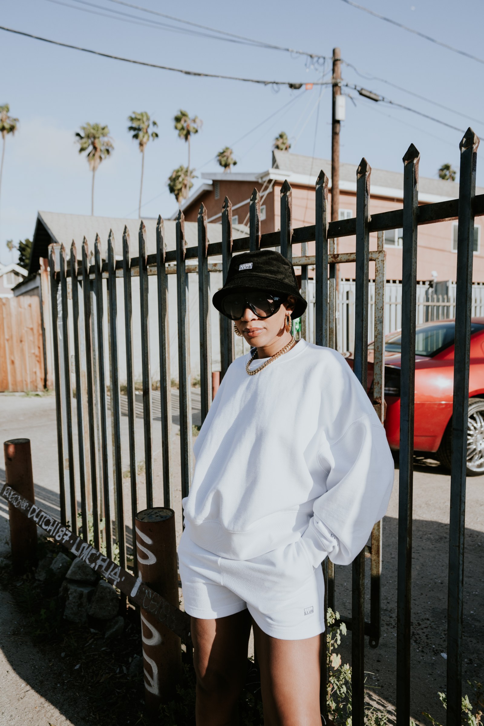 Heavyweight Oversized Fit Crewneck Sweater lifestyle photo 3