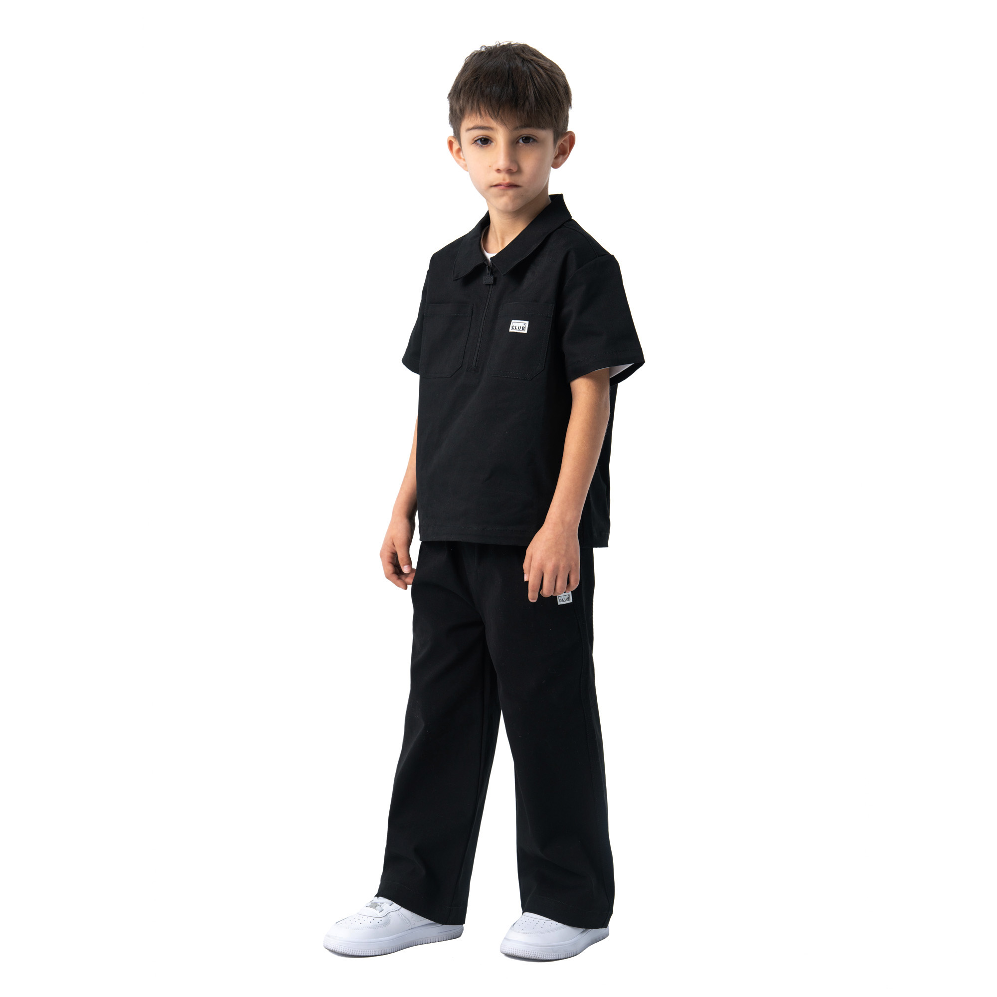 Kid's Quarter Zip Work Shirt (image 5 of 5)