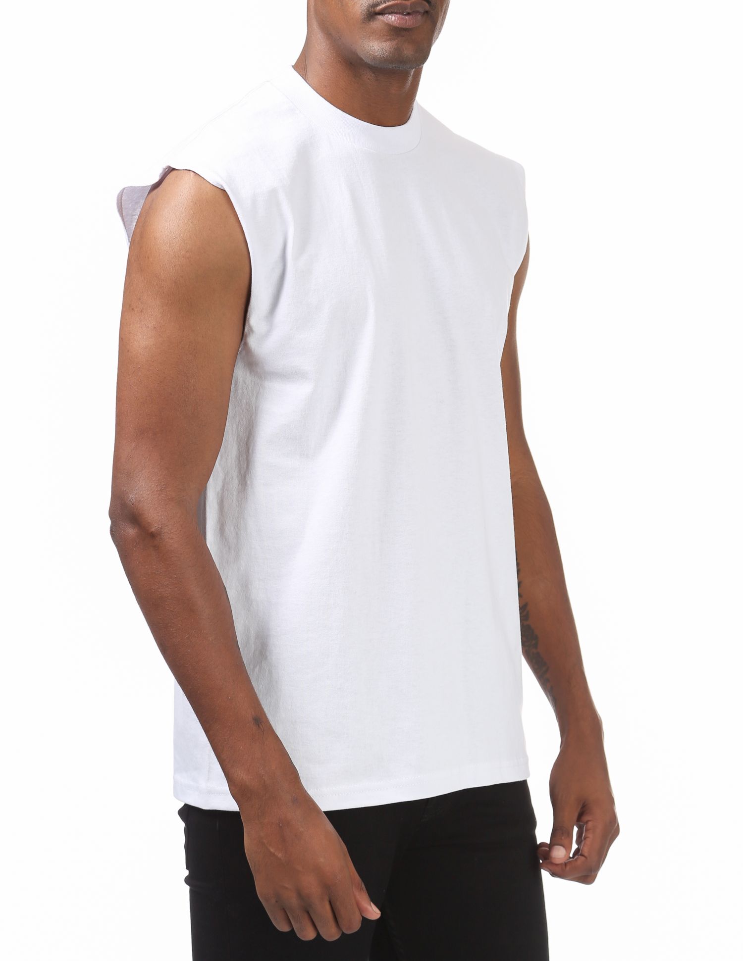 Heavyweight Sleeveless Muscle T-Shirt (image 4 of 5)
