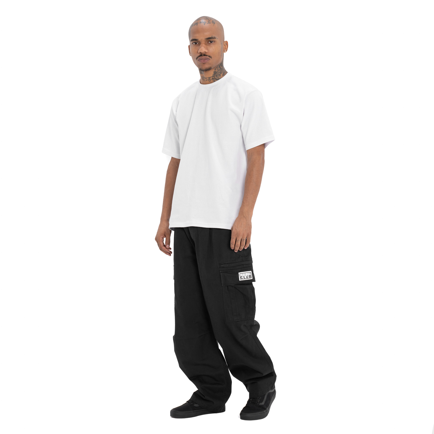 Heavyweight Twill Pleated Wide Leg Cargo Pant (image 4 of 4)