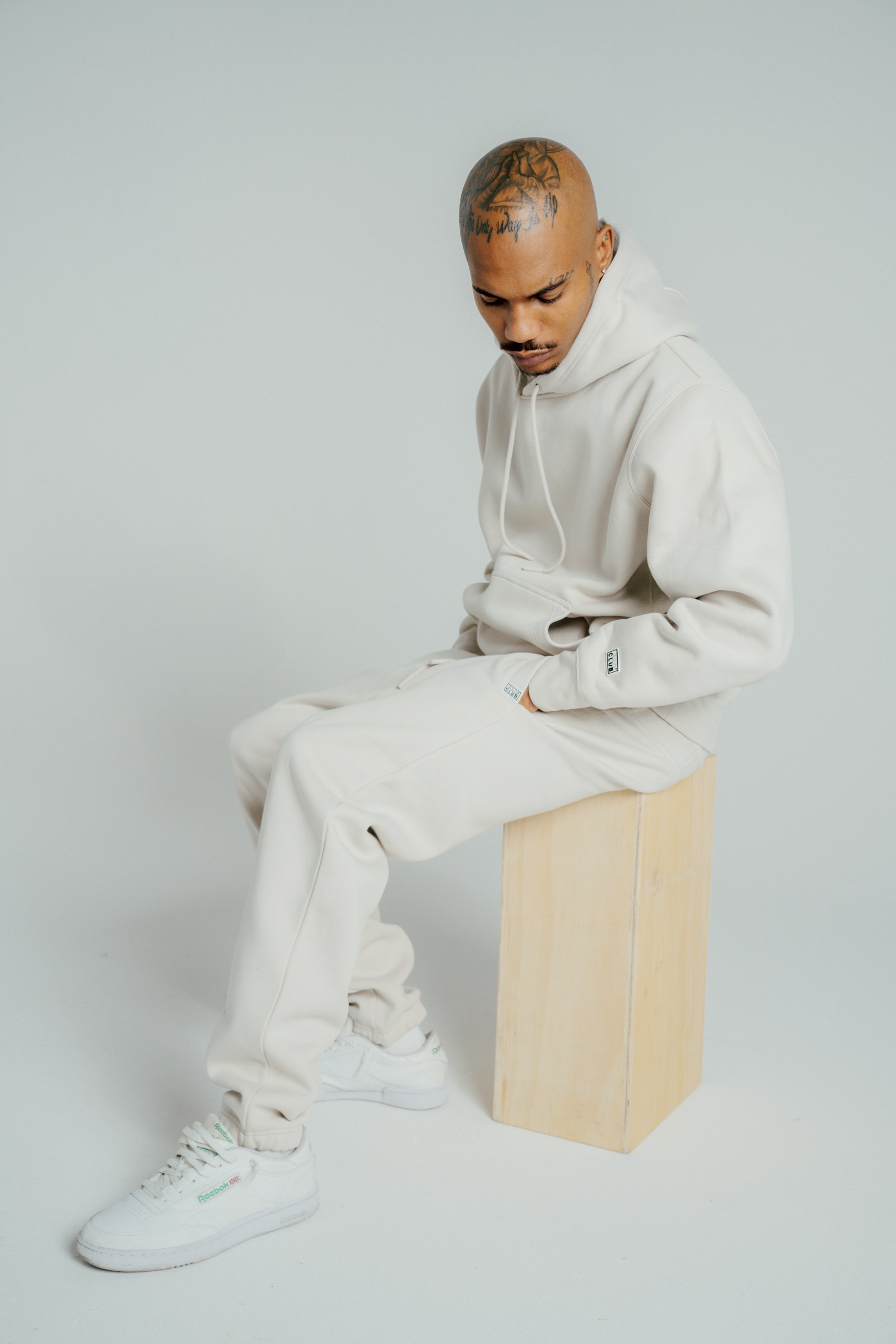 Heavyweight Basic Hoodie lifestyle photo 5