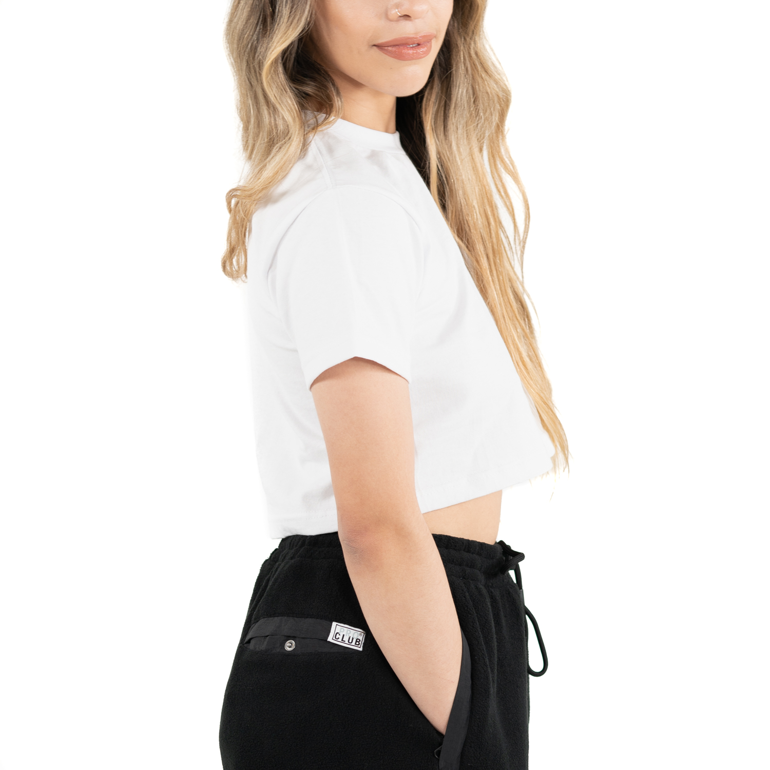 Heavyweight Cotton Short Sleeve Crop Top (image 3 of 3)