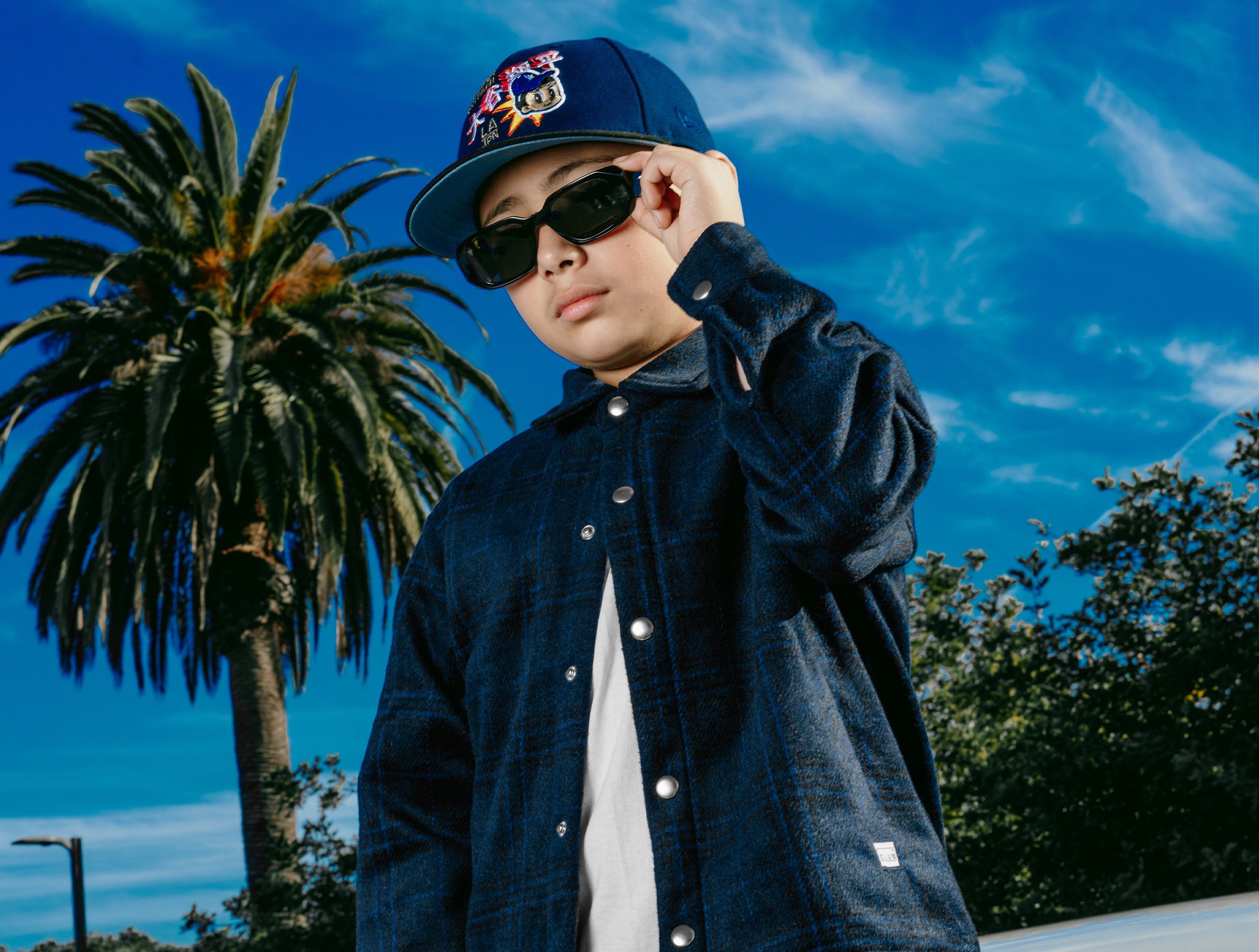 Kid's Flannel Work Jacket lifestyle photo 2