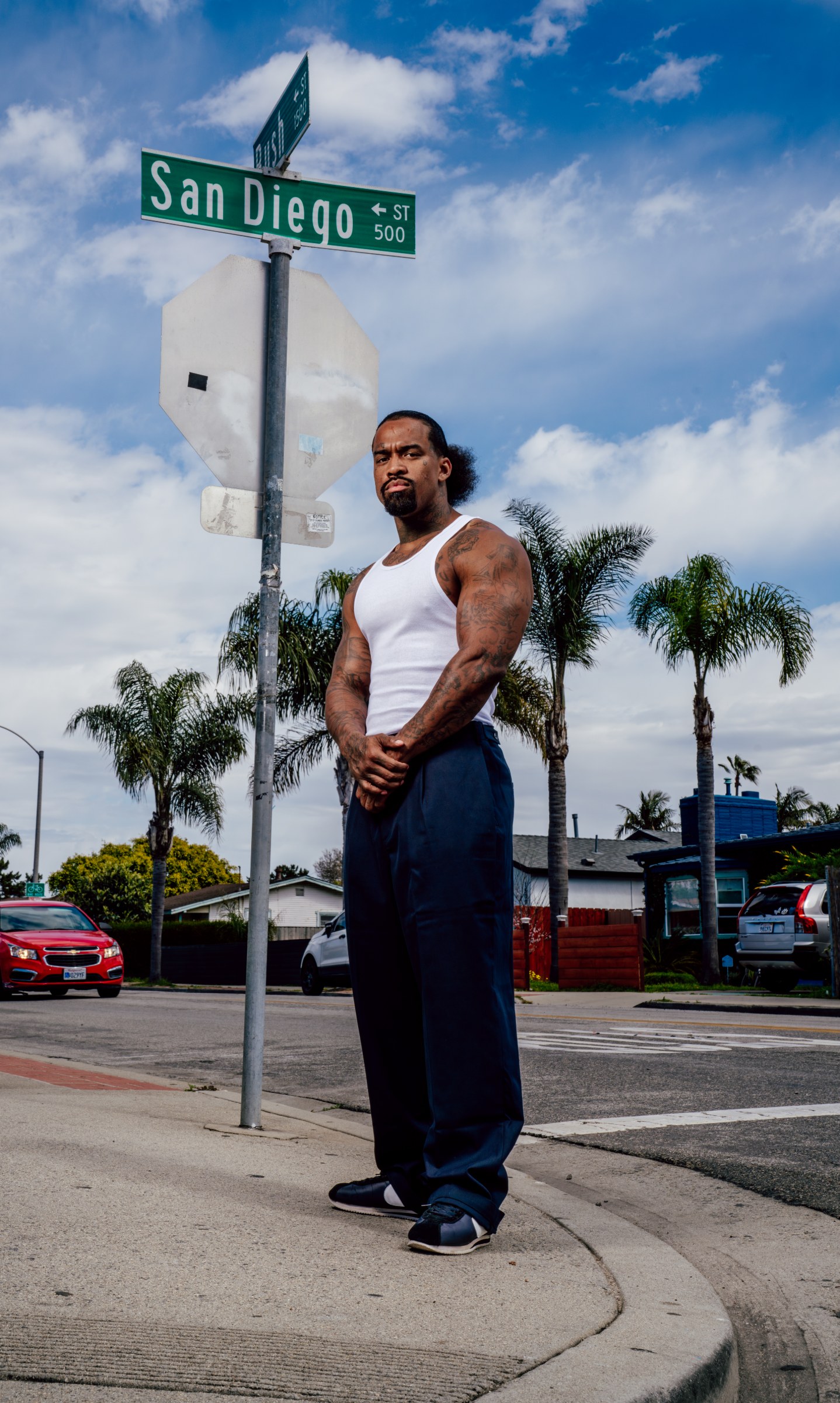 Premium Ringspun Cotton Ribbed A-Shirt lifestyle photo 2