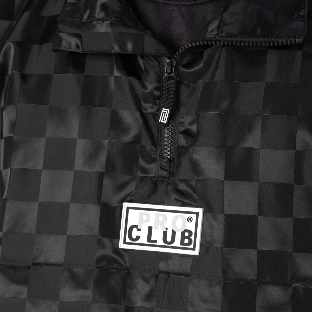 Comfort Satin Checkered Pullover (image 3 of 6)