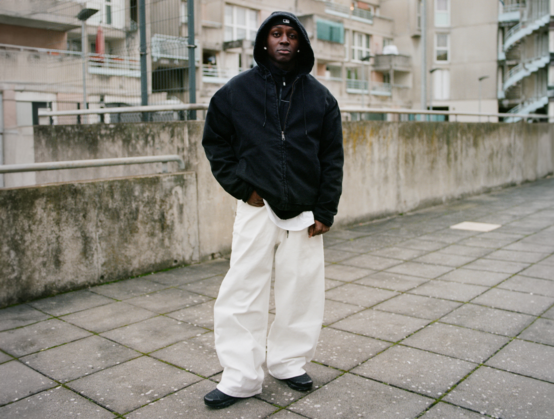 Heavyweight Denim Zip-Up Jacket lifestyle photo 2