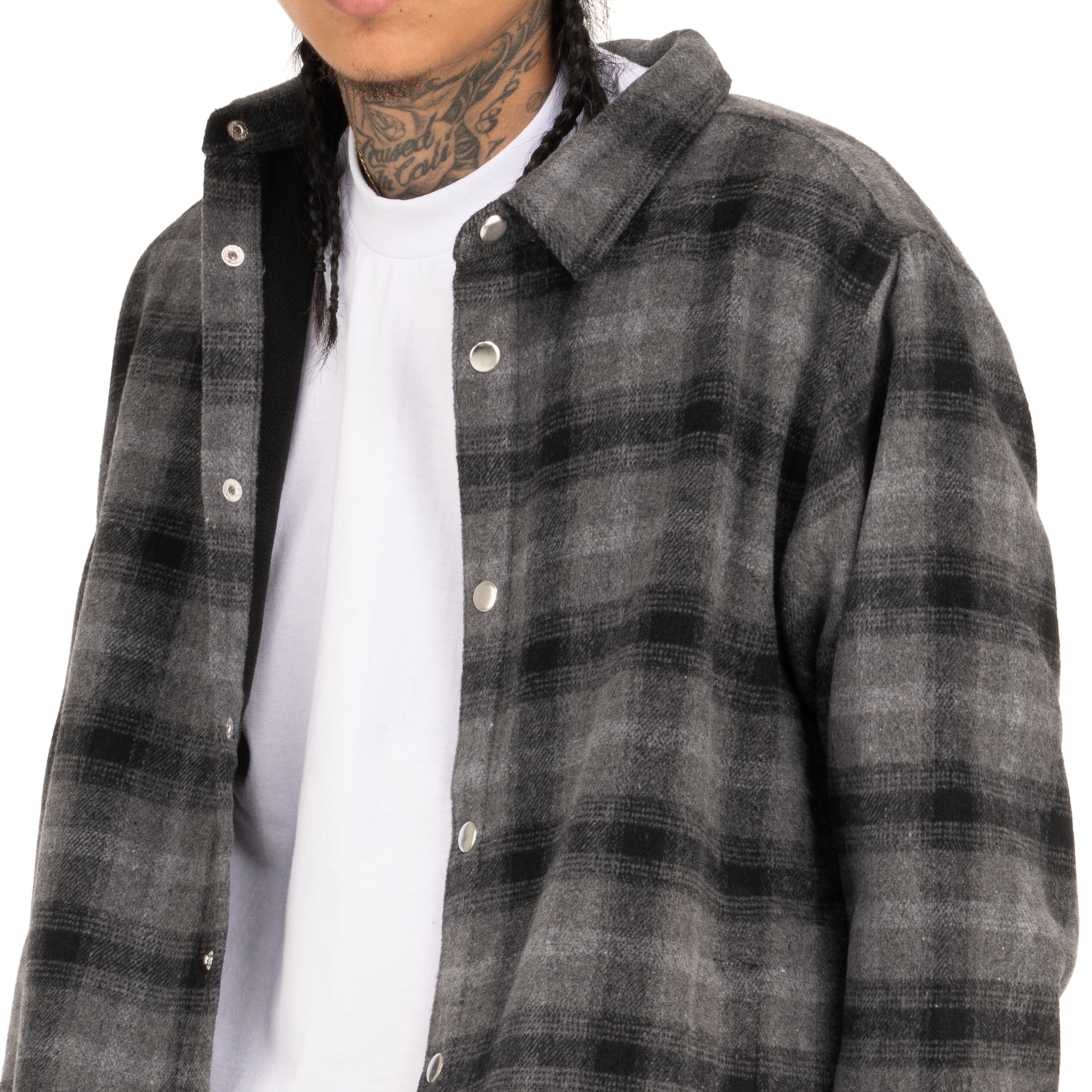 Heavyweight Flannel Shirt Jacket (image 3 of 7)