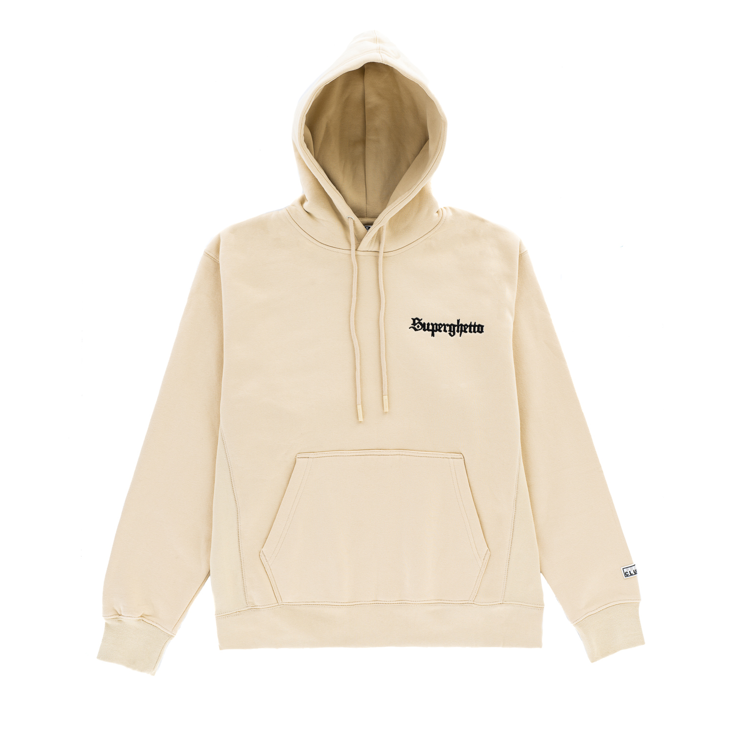 Buddy "Superghetto" Oyster White Basic Hoodie (image 2 of 3)