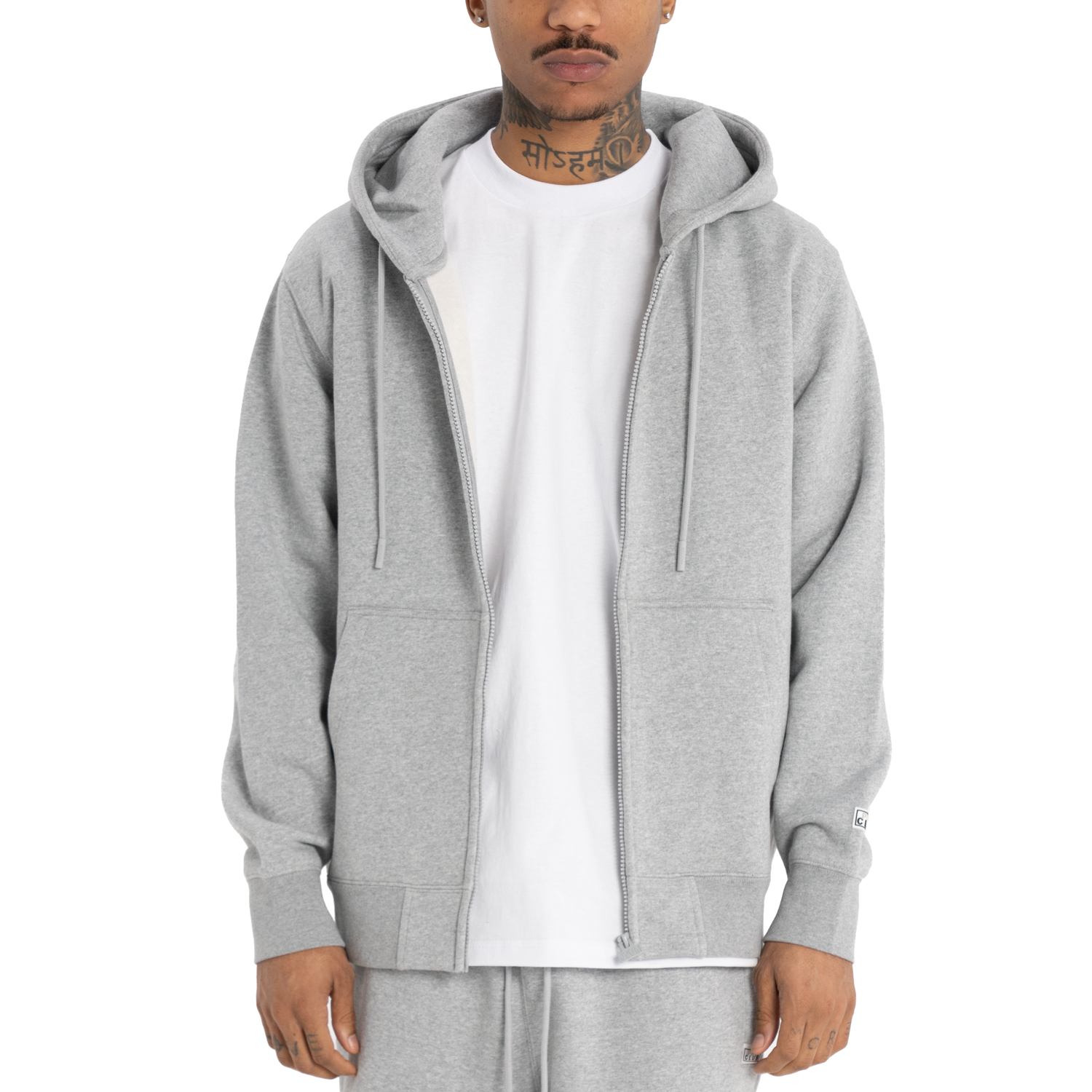 Heavyweight Basic Zip-Up Hoodie