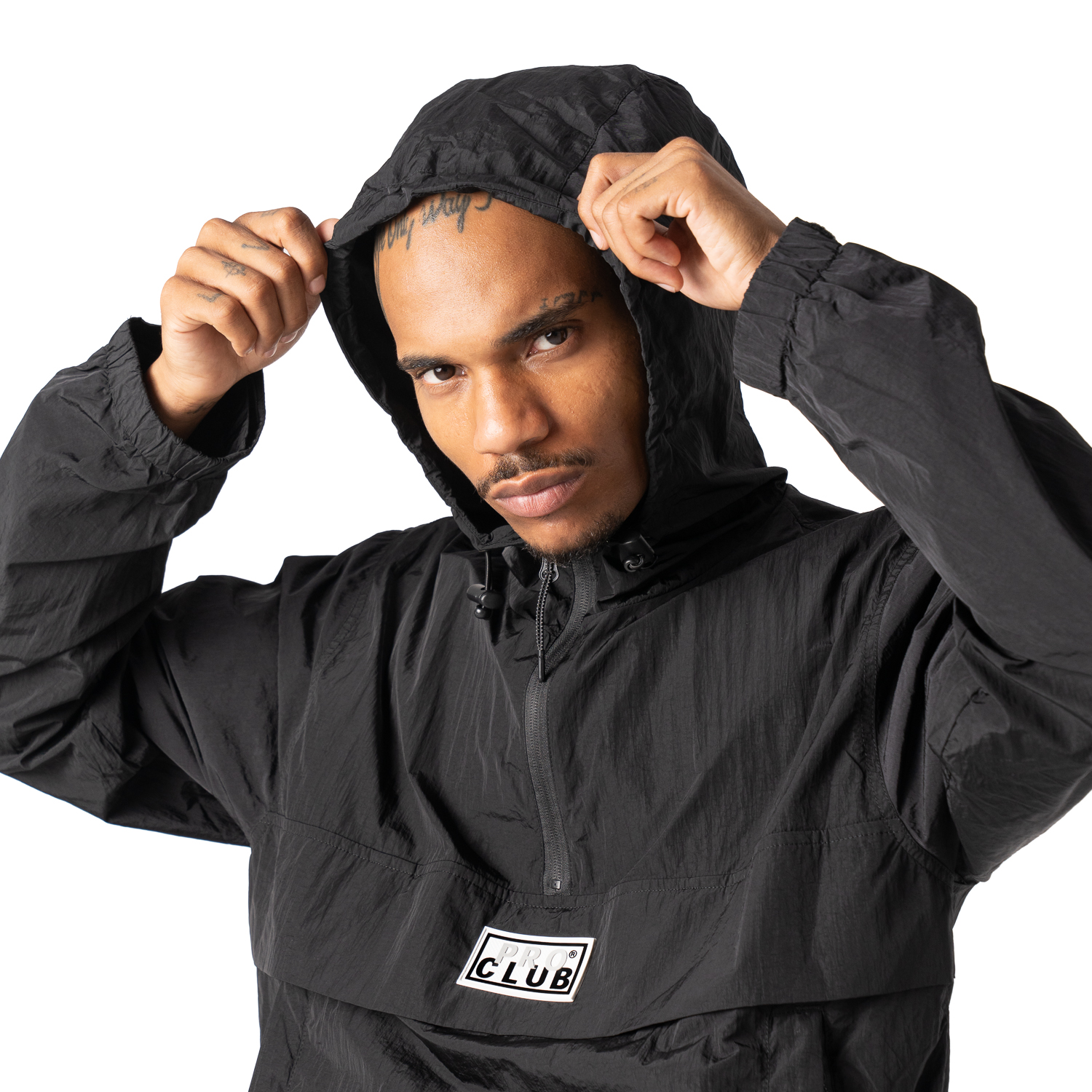 Comfort Metallic Nylon Quarter Zip Anorak (image 5 of 6)