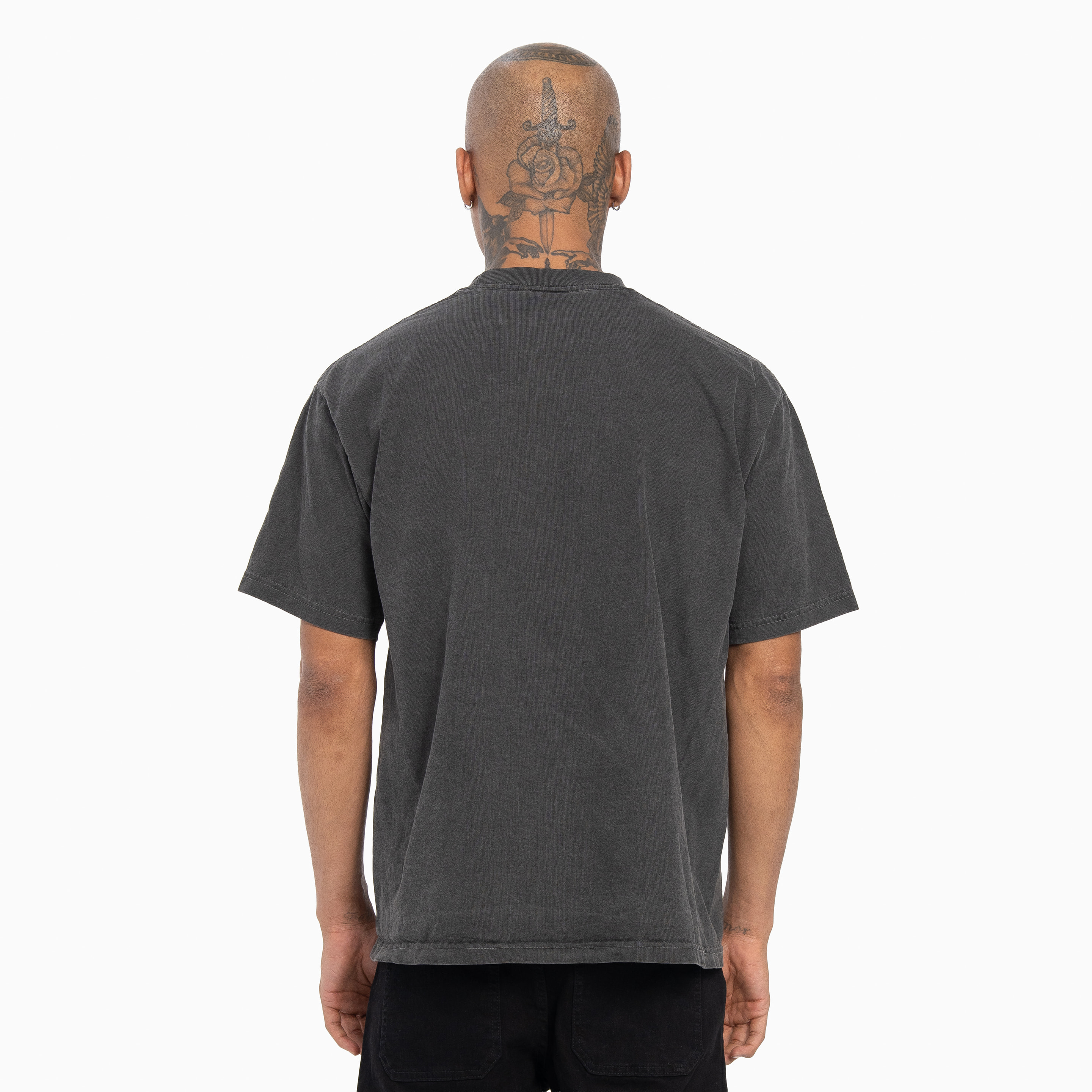 Heavyweight Garment Dyed Short Sleeve Crew Neck T-Shirt (image 2 of 4)