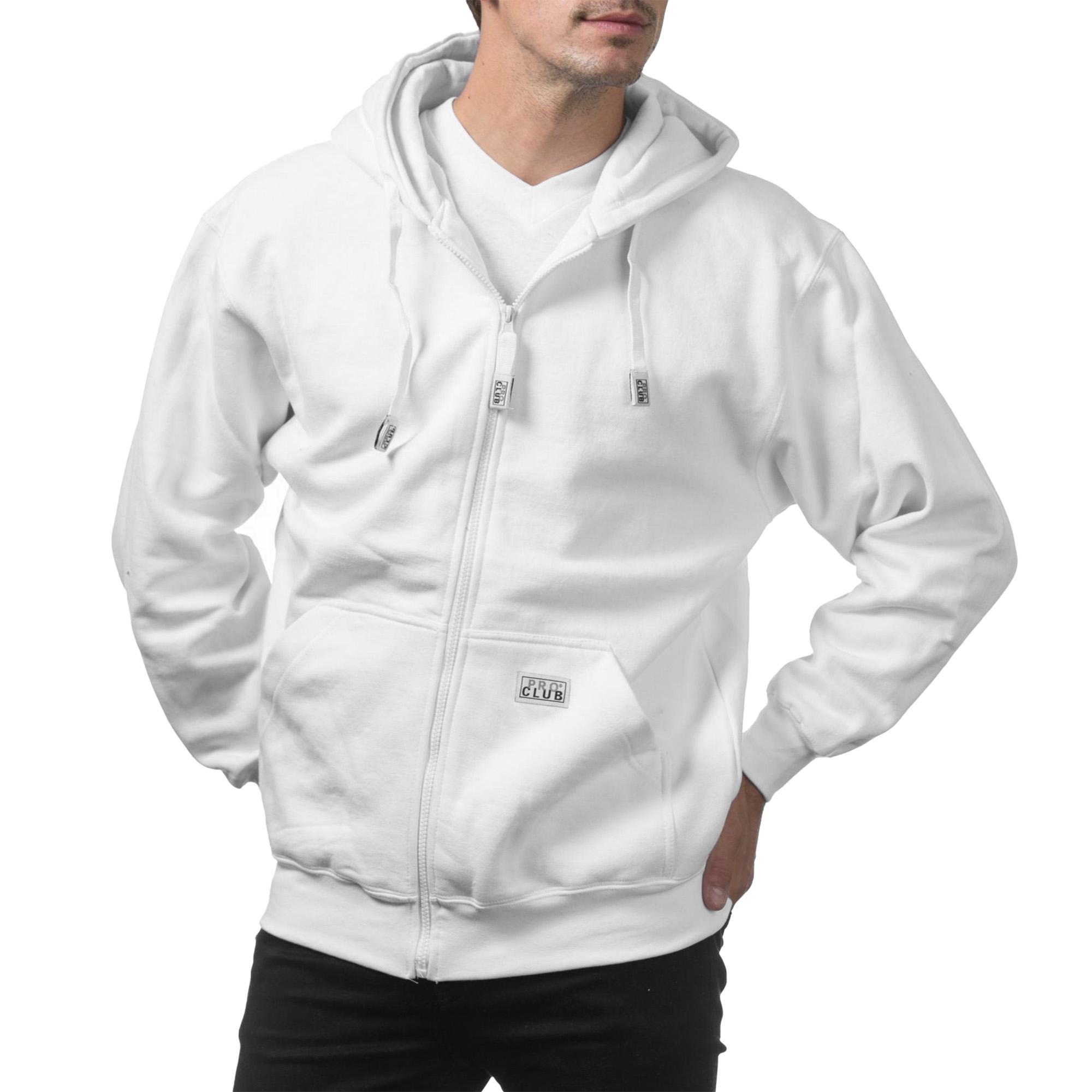 Heavyweight Full Zip Fleece Hoodie (image 3 of 3)