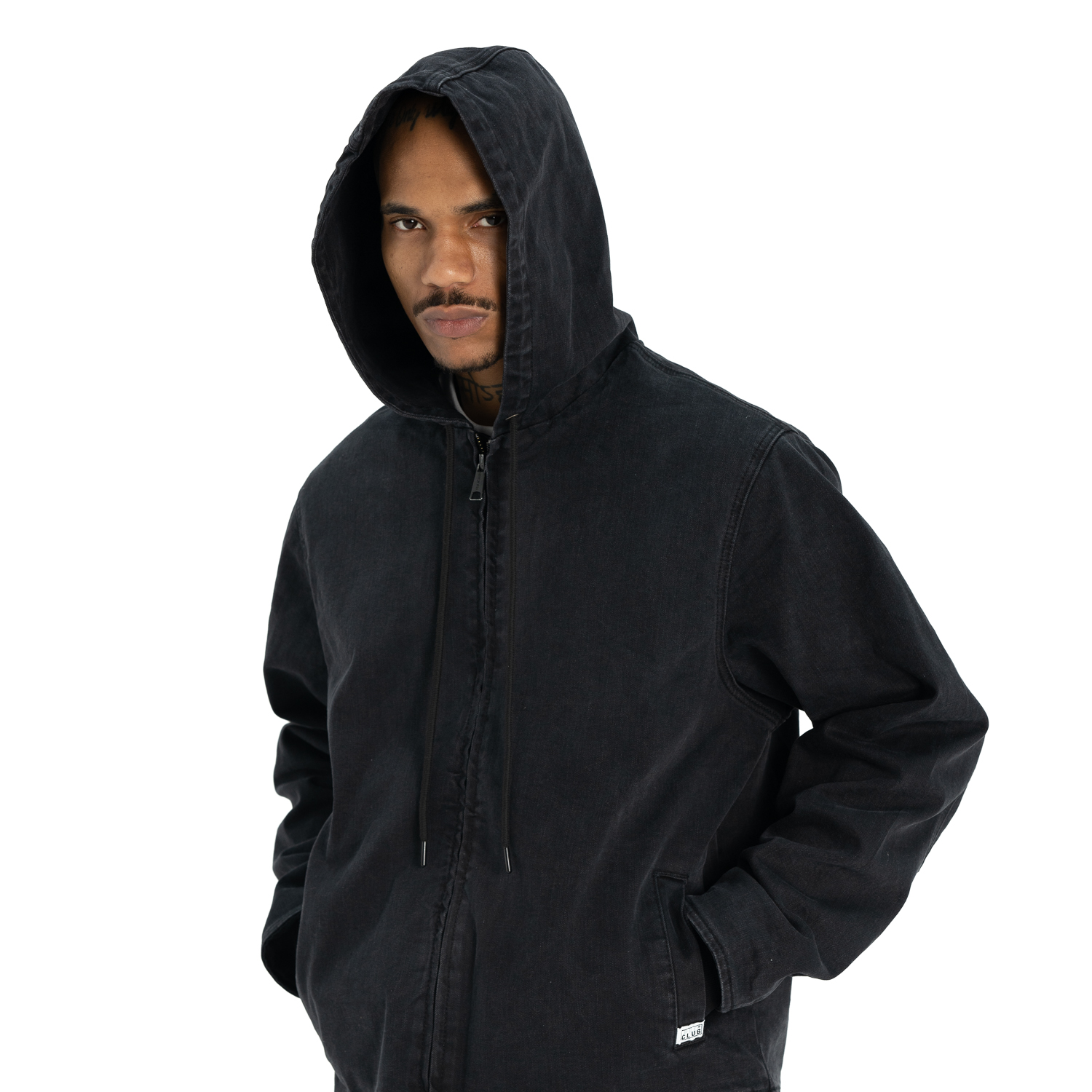 Heavyweight Denim Zip-Up Jacket (image 8 of 9)