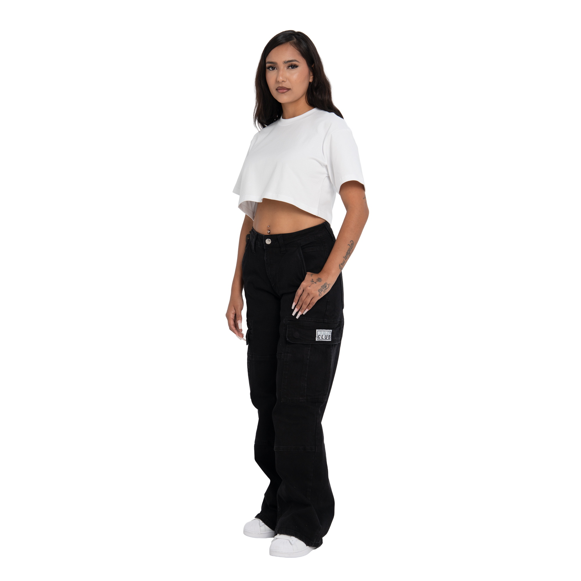 Women’s Heavyweight Stretch Crop Tee (image 3 of 3)