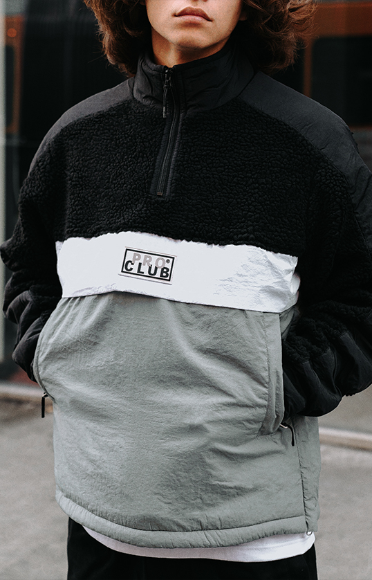 Heavyweight Sherpa Quarter Zip Pullover lifestyle photo 1