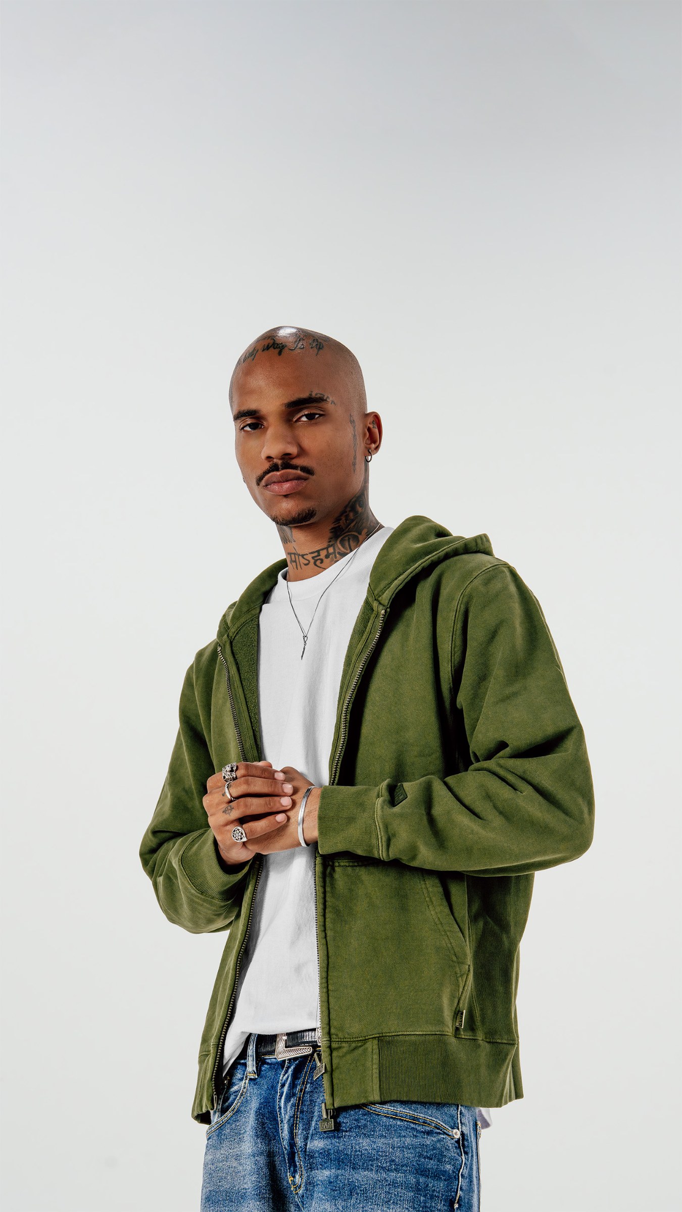 Heavyweight Vintage Wash Zip-Up lifestyle photo 1