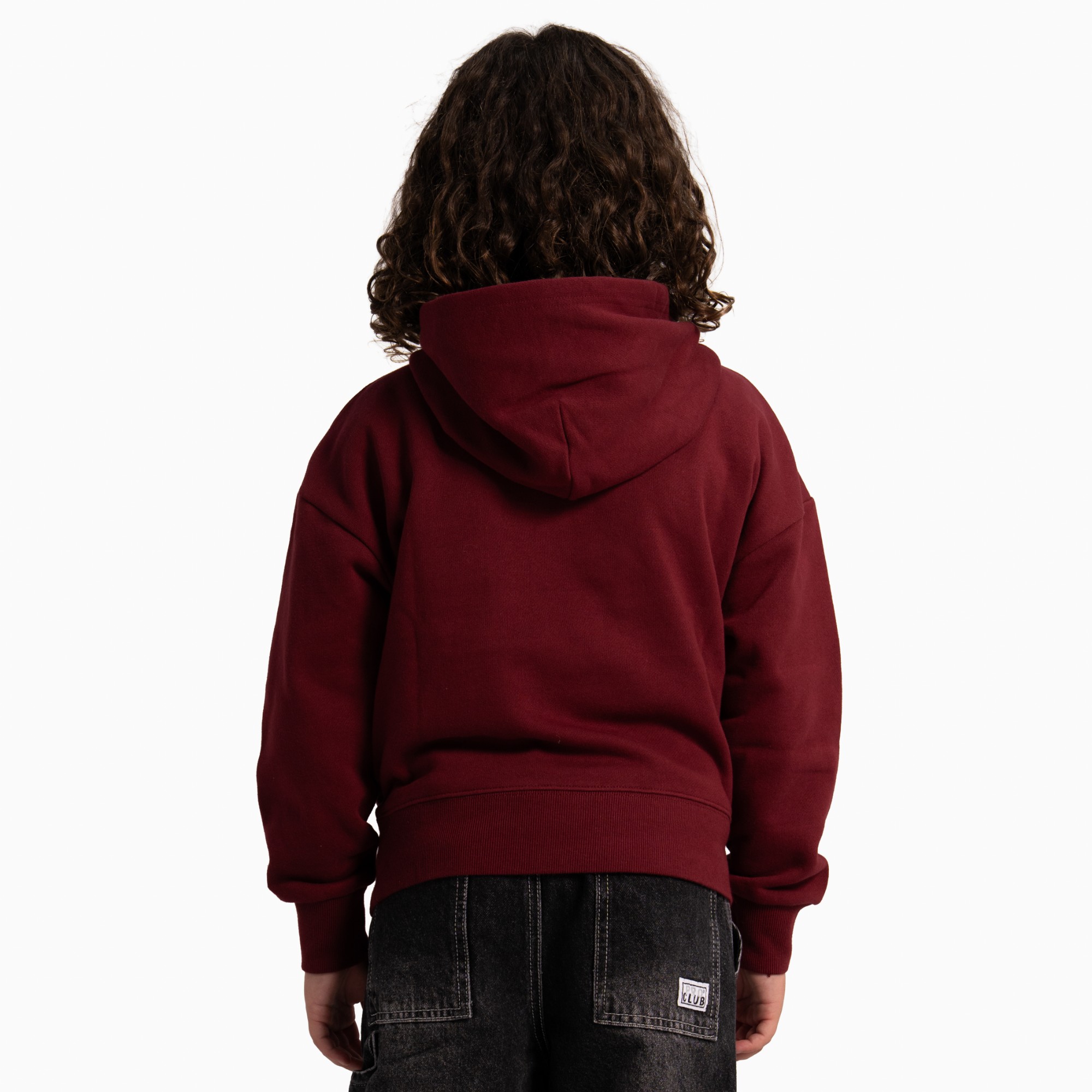 Kid's Box Logo Fleece Hoodie (image 2 of 4)