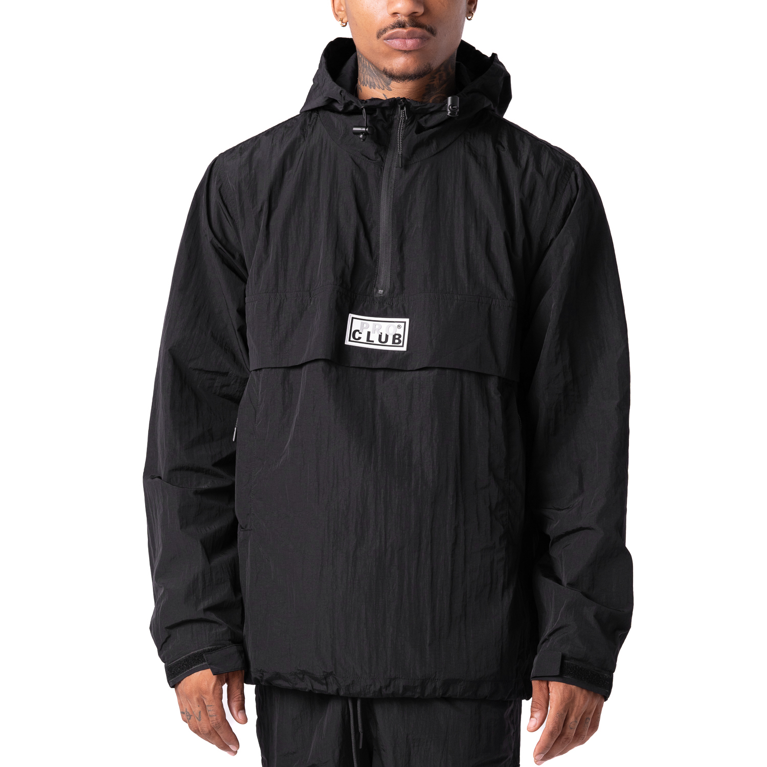 Comfort Metallic Nylon Quarter Zip Anorak (image 6 of 6)
