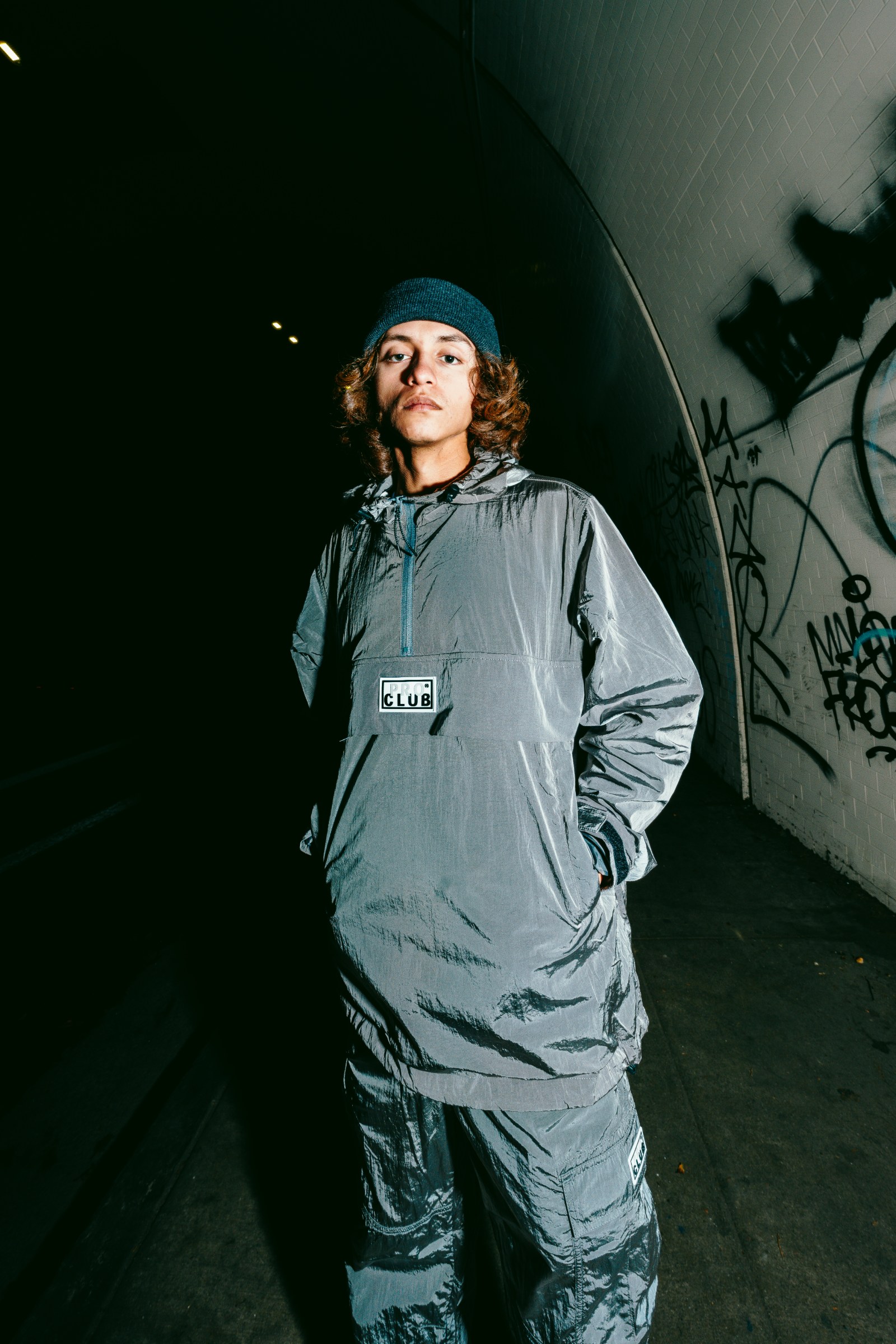 Comfort Metallic Nylon Quarter Zip Anorak lifestyle photo 3