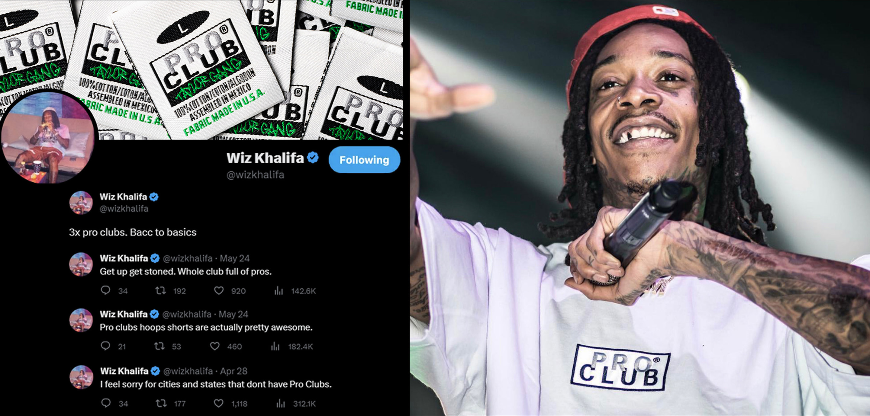 Taylor Gang "Wiz & Friends" Airbrush Tee lifestyle photo 3