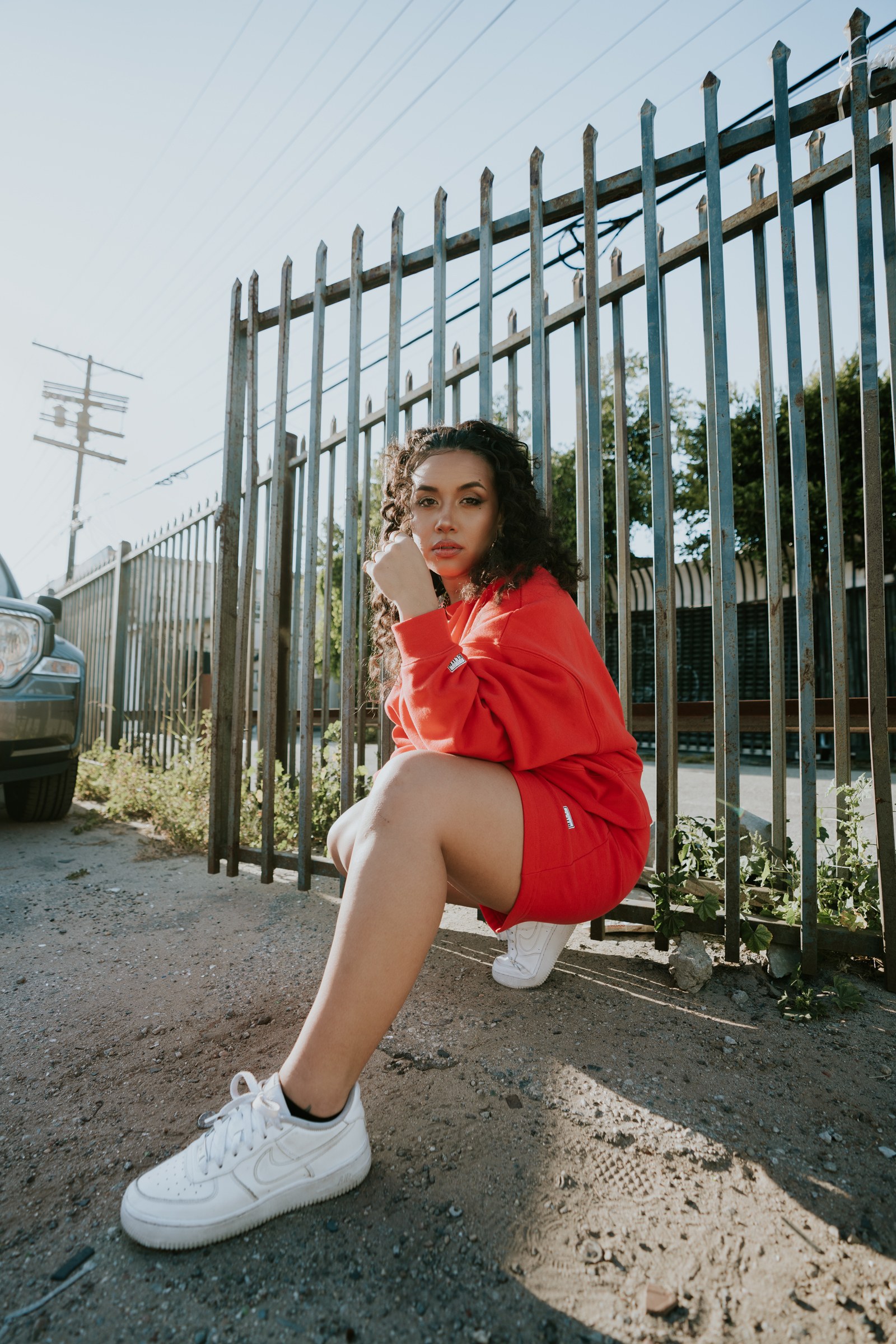 Heavyweight Oversized Fit Crewneck Sweater lifestyle photo 2