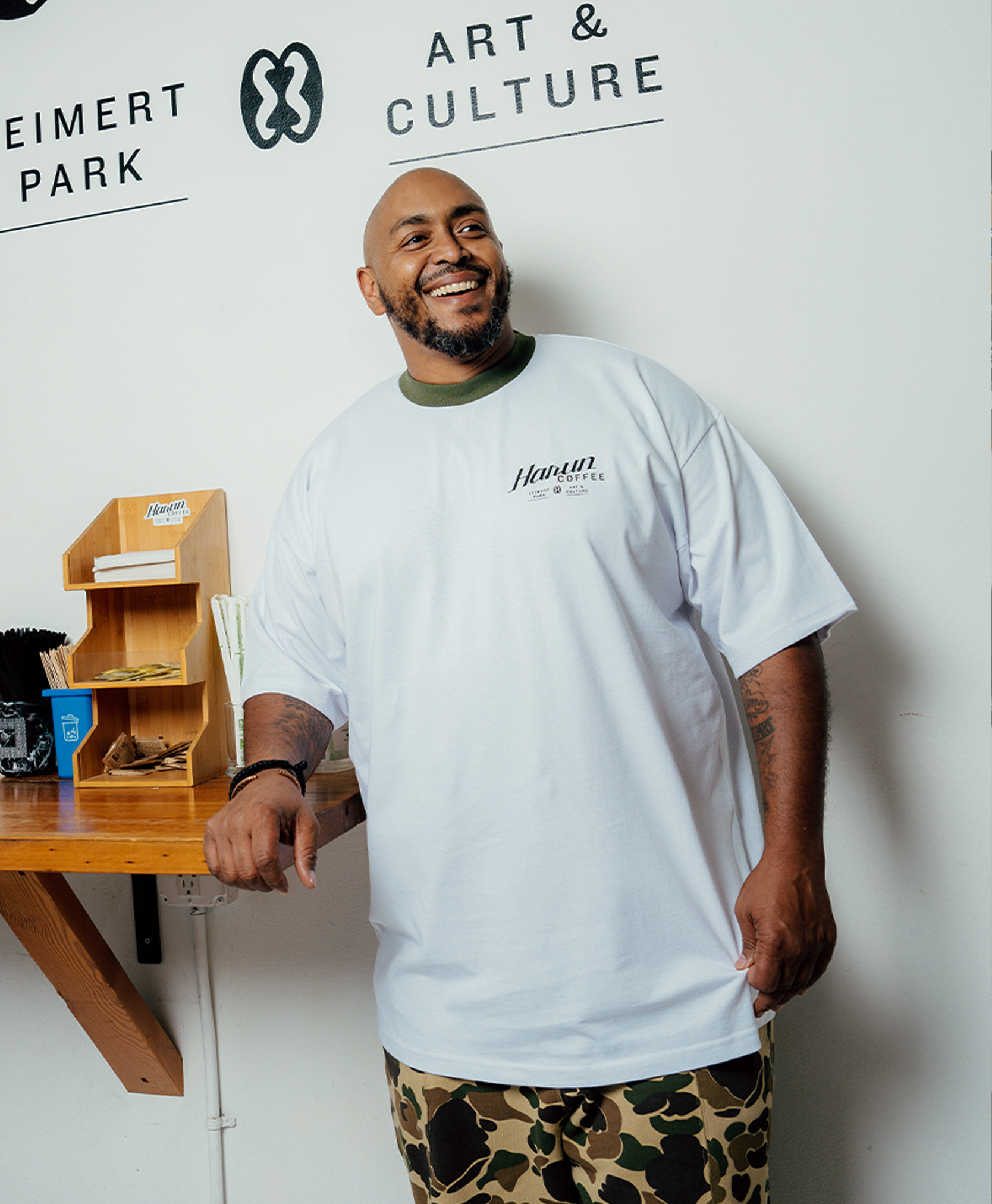 Harun Coffee Heavyweight Tee lifestyle photo 5